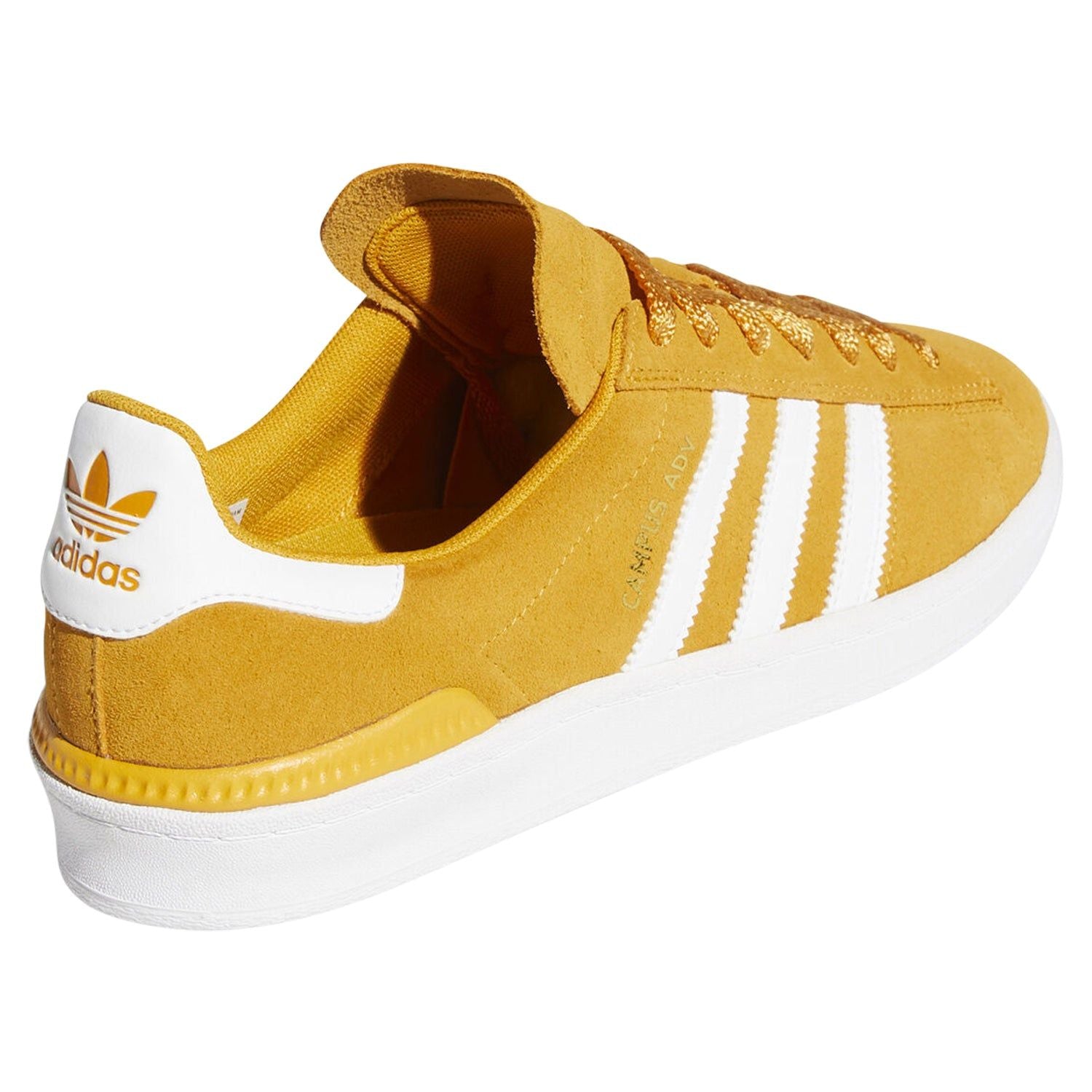 adidas Originals Campus ADV Shoes - Yellow - ViaductClothing - -