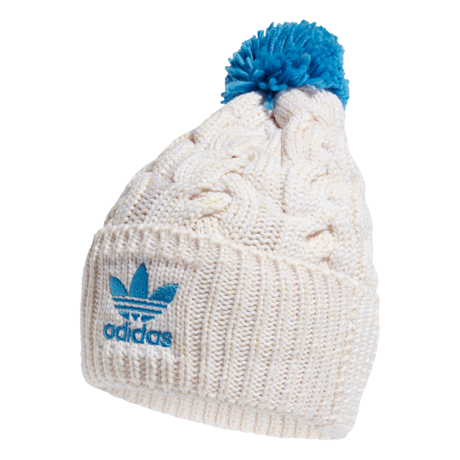 adidas Originals Cartoon Trefoil Beanie - Beige - ViaductClothing - -