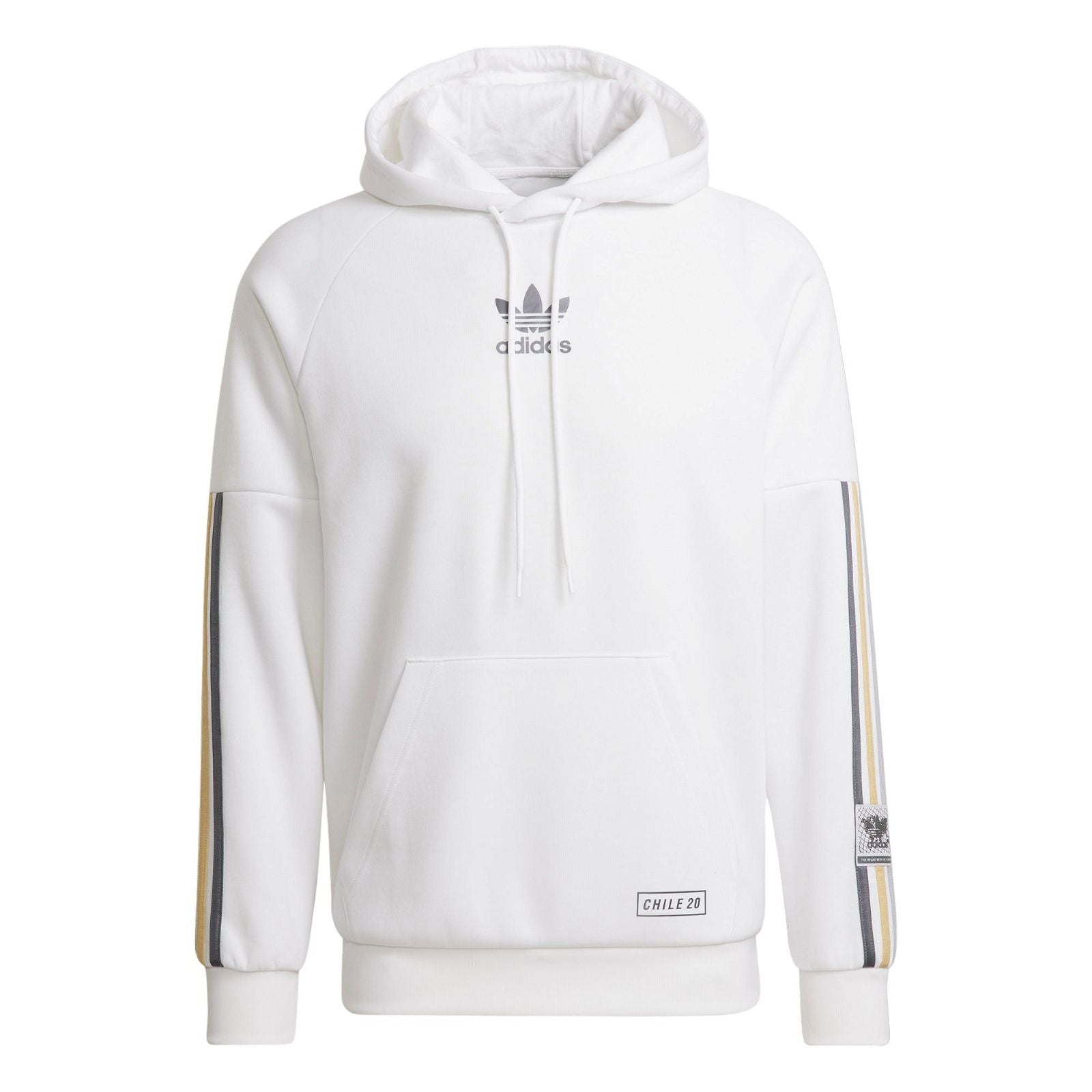 adidas Originals Chile 20 Pullover Hoodie - White - ViaductClothing - -
