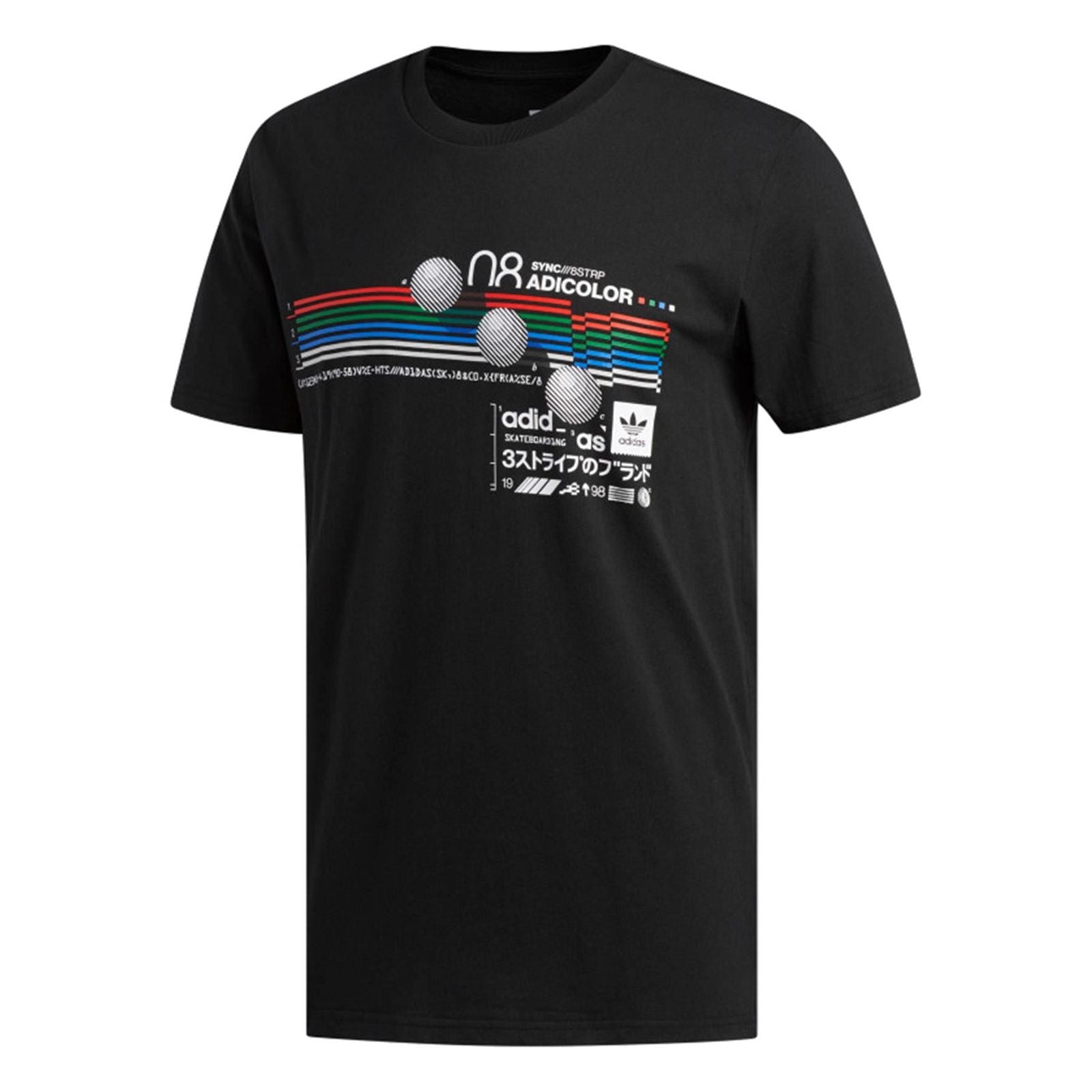 adidas Originals Colfax T Shirt - Black - ViaductClothing - -
