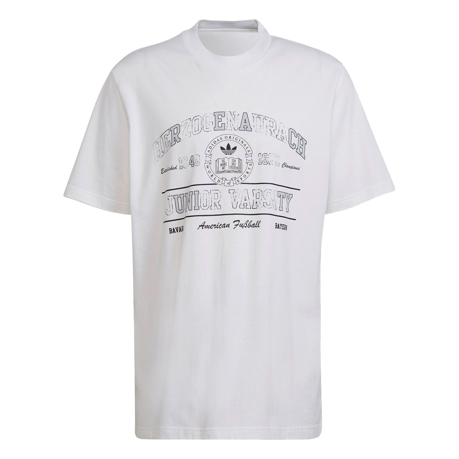 adidas Originals College Graphic Tee - White - ViaductClothing - -