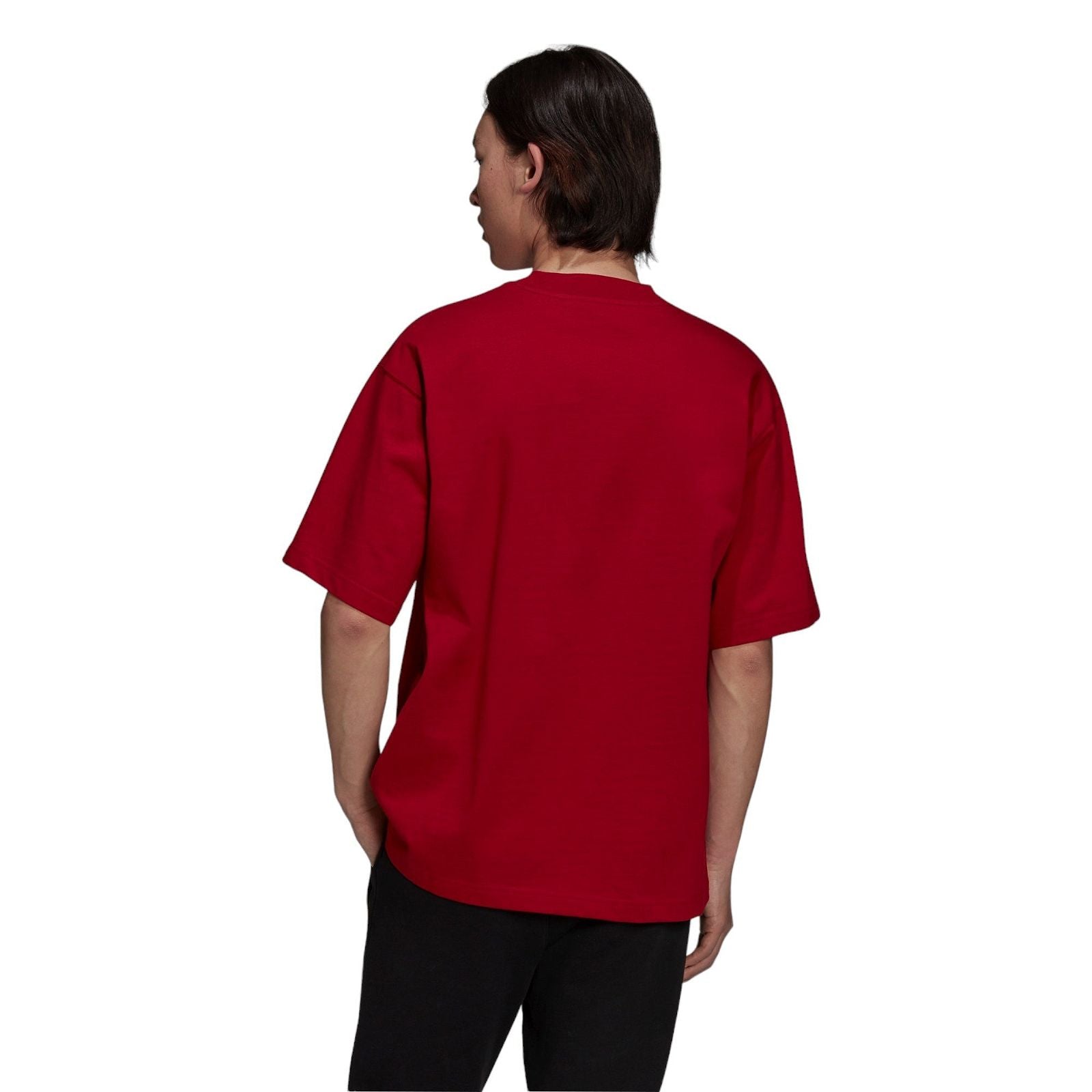 adidas Originals Contempo Tee Solid Color - Red - ViaductClothing - -