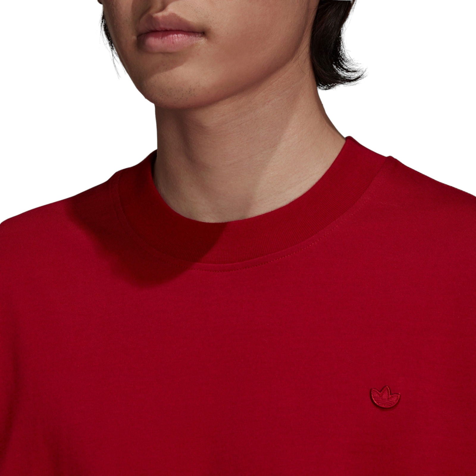 adidas Originals Contempo Tee Solid Color - Red - ViaductClothing - -