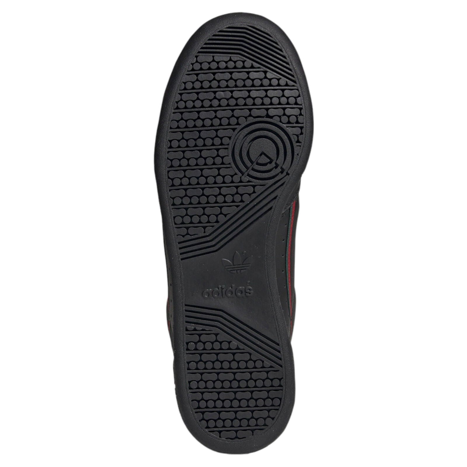 adidas Originals Continental 80 Shoes - Black Scarlet Green - ViaductClothing - -