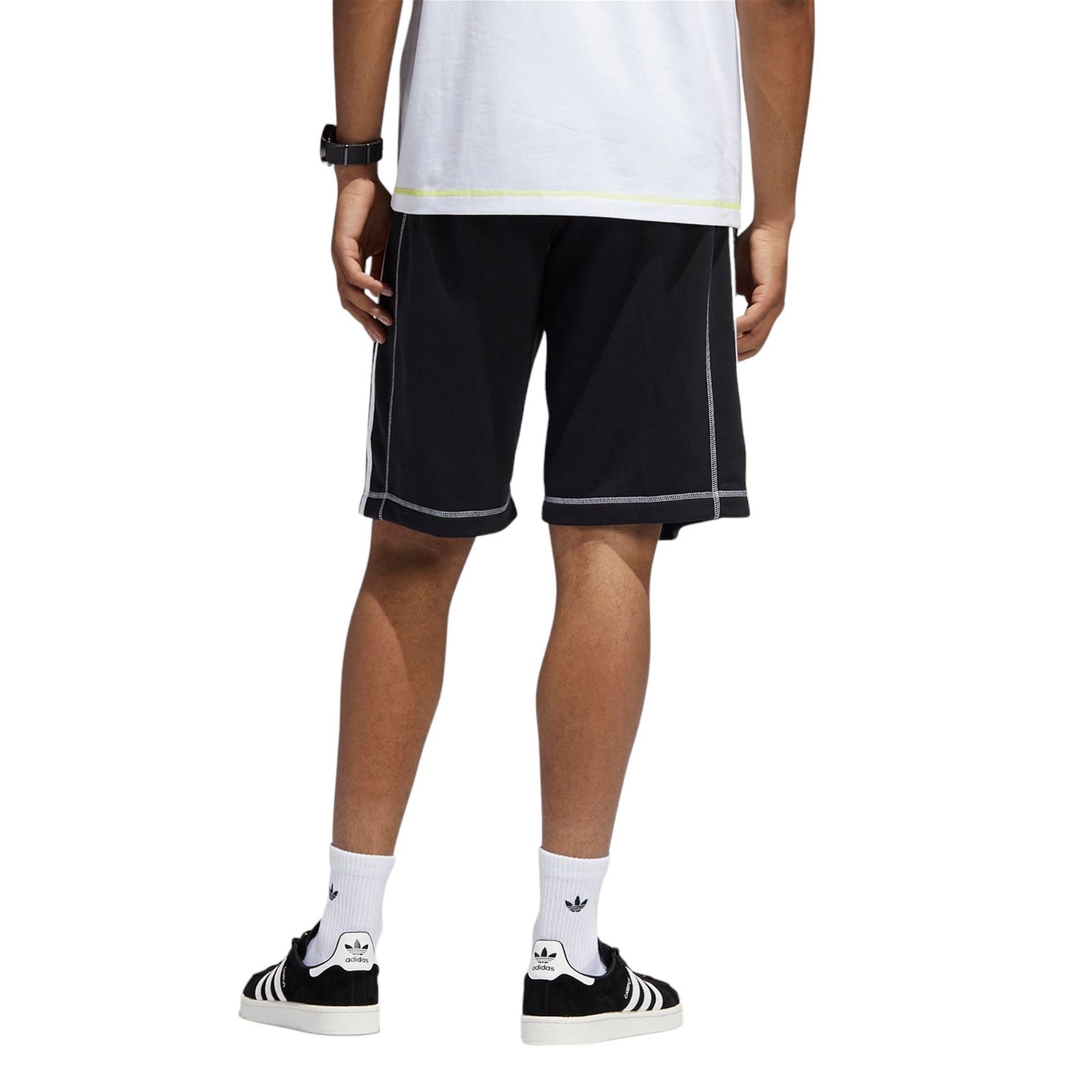 adidas Originals Contrast Stitch Shorts - Black - ViaductClothing -  -