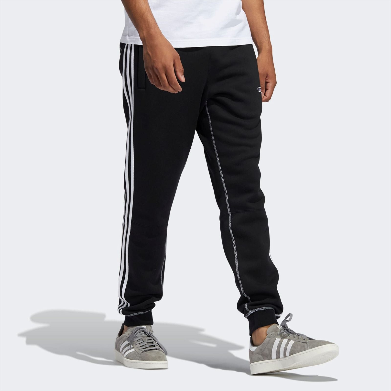 adidas Originals Contrast Stitch Sweatpant - Black - ViaductClothing - -