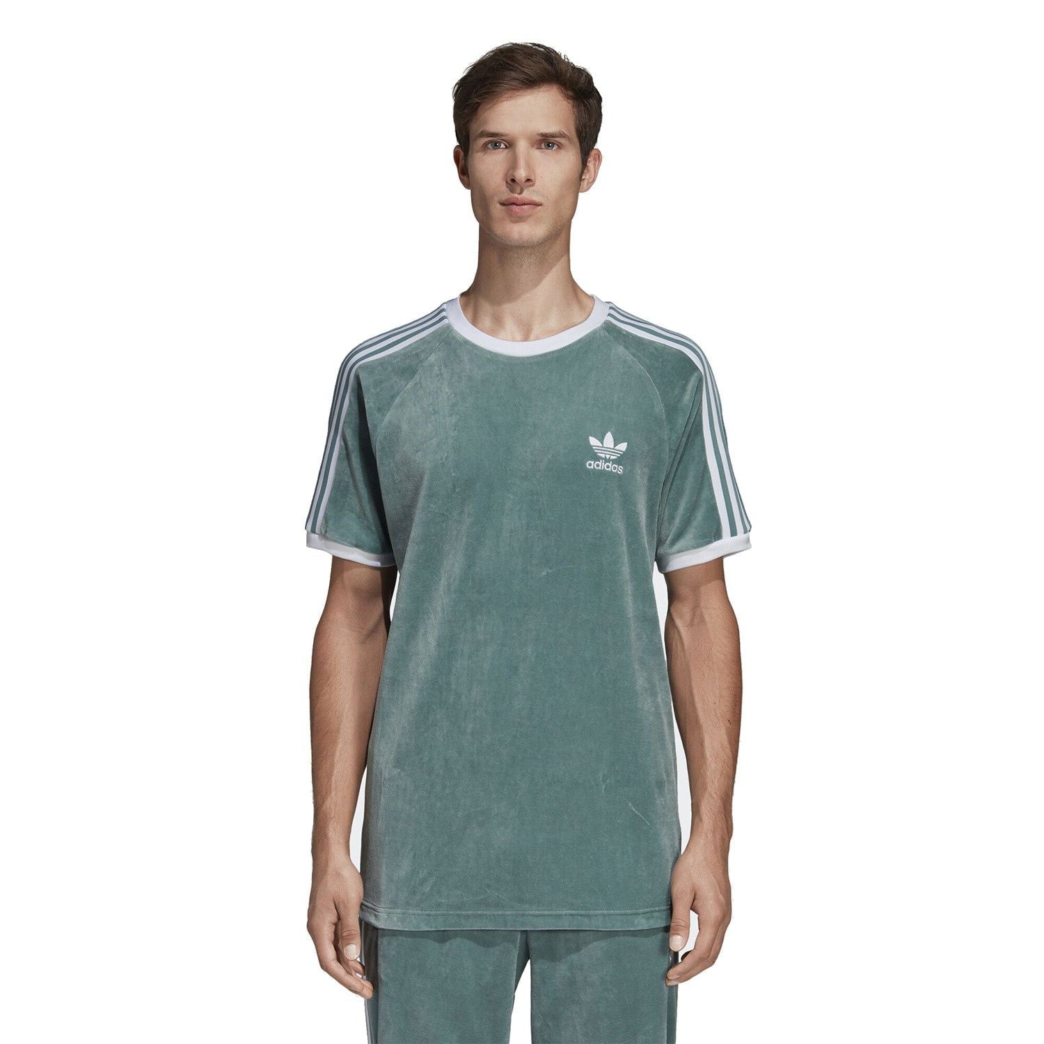 adidas Originals Cozy T Shirt - Vapour Steel - ViaductClothing - -