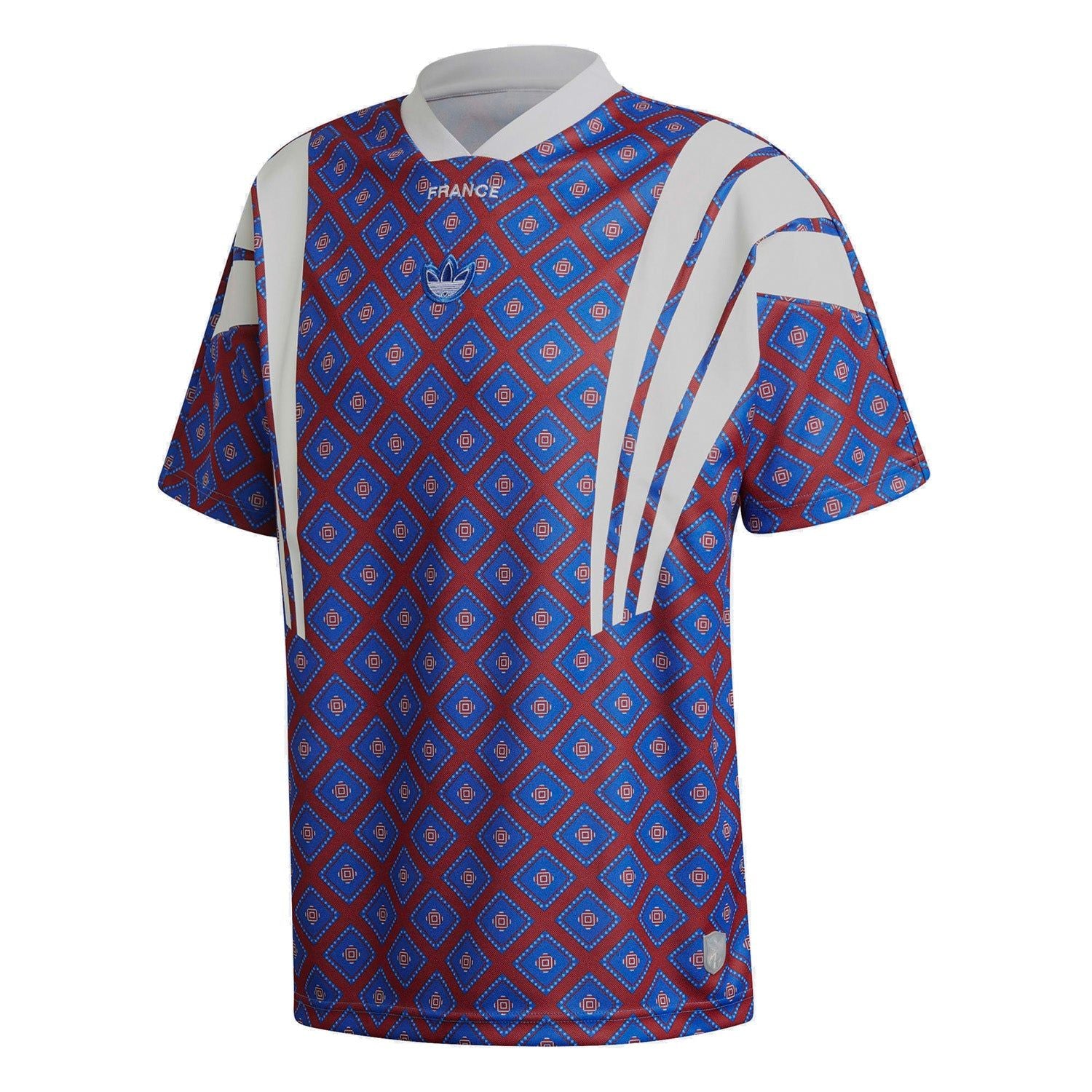 adidas Originals Danketsu France Retro Jersey - Blue - ViaductClothing - -