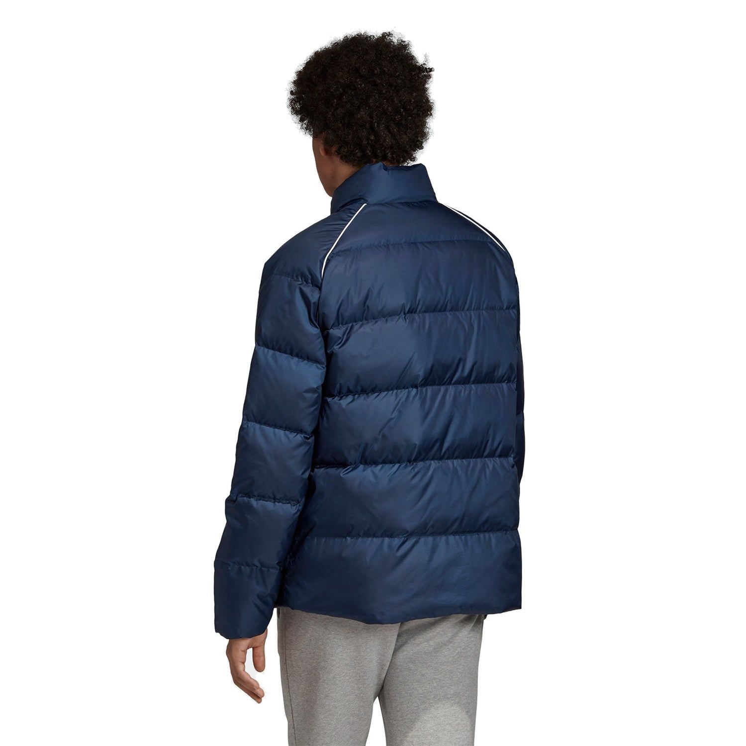 adidas Originals Down Puffer Trefoil Jacket - Navy - ViaductClothing - -