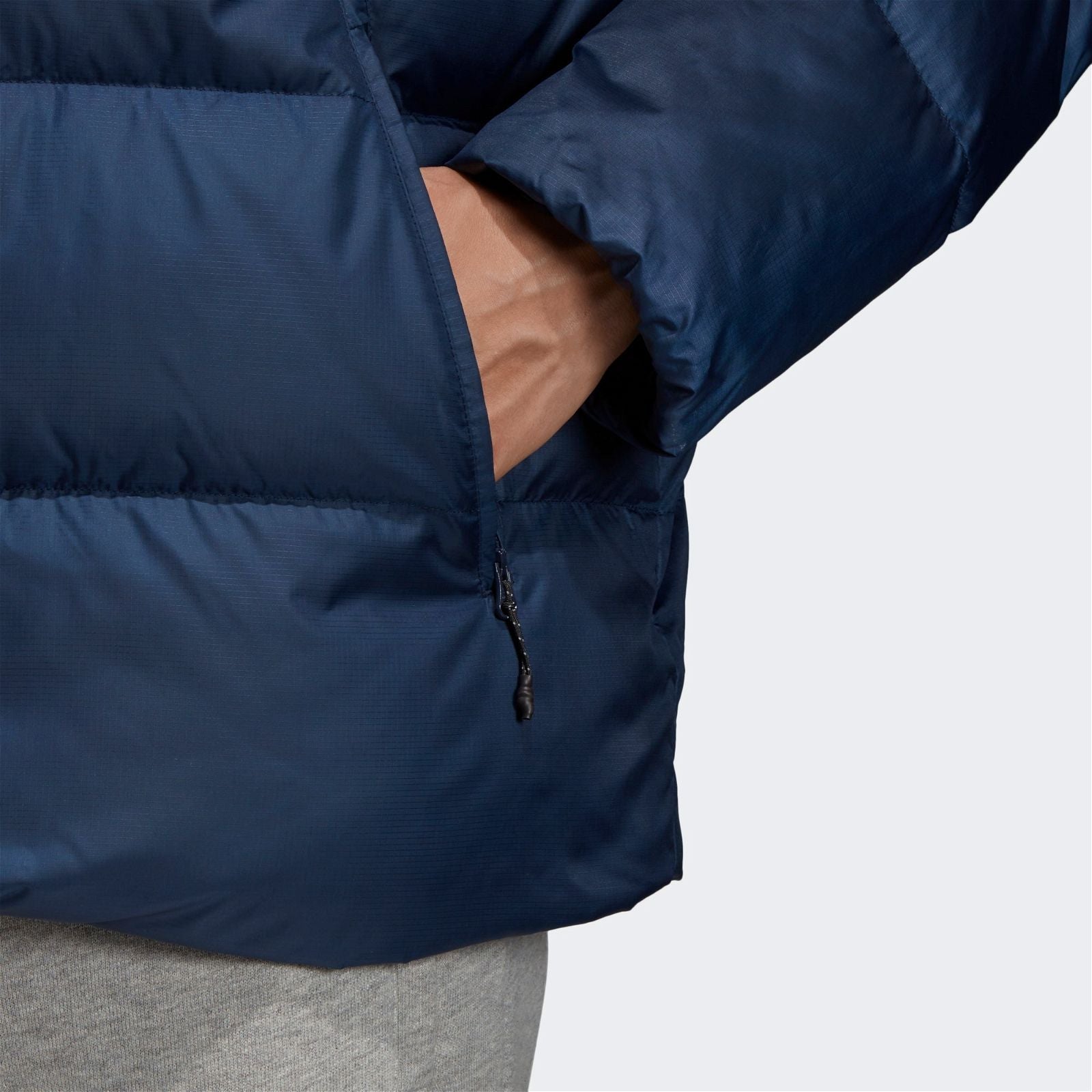 adidas Originals Down Puffer Trefoil Jacket - Navy - ViaductClothing - -