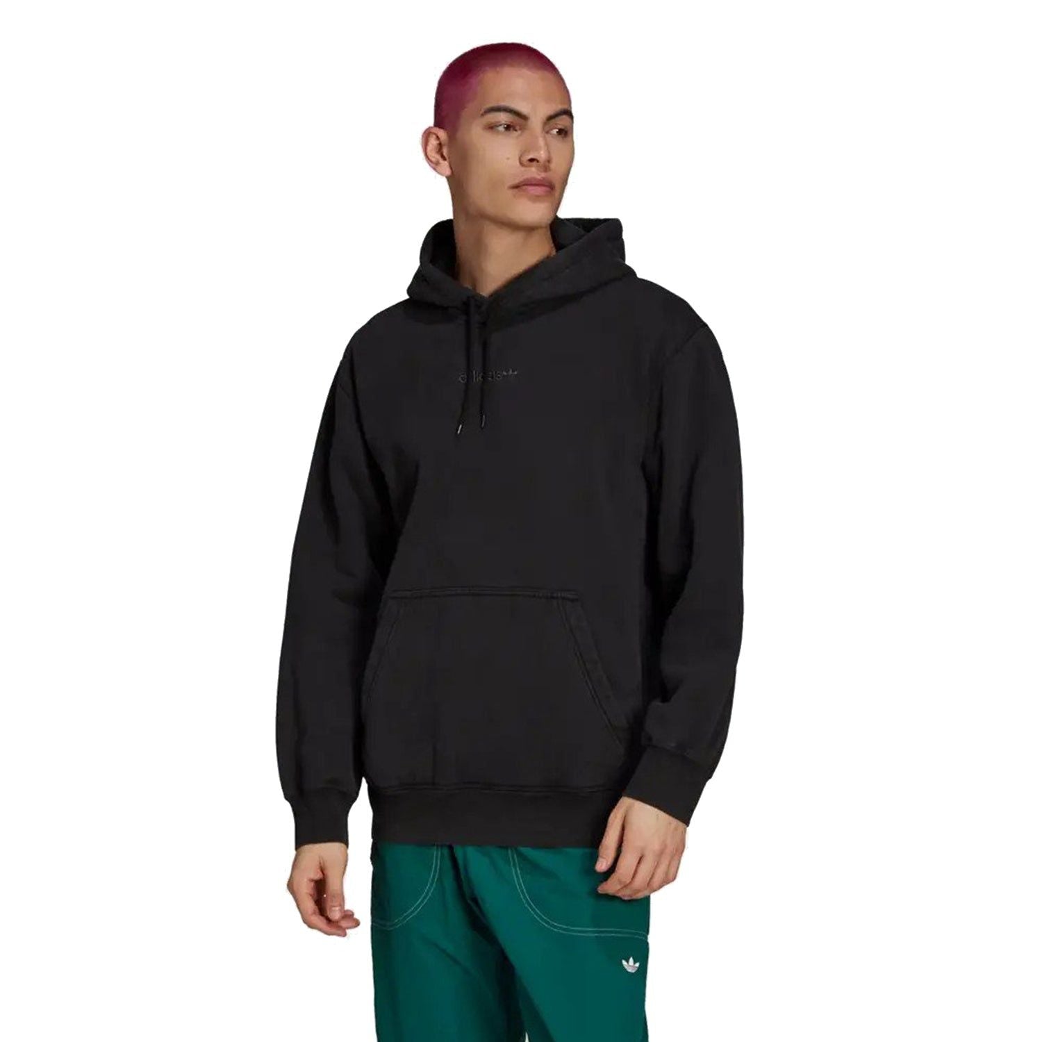 adidas Originals Dyed Hoodie - Black - ViaductClothing - -