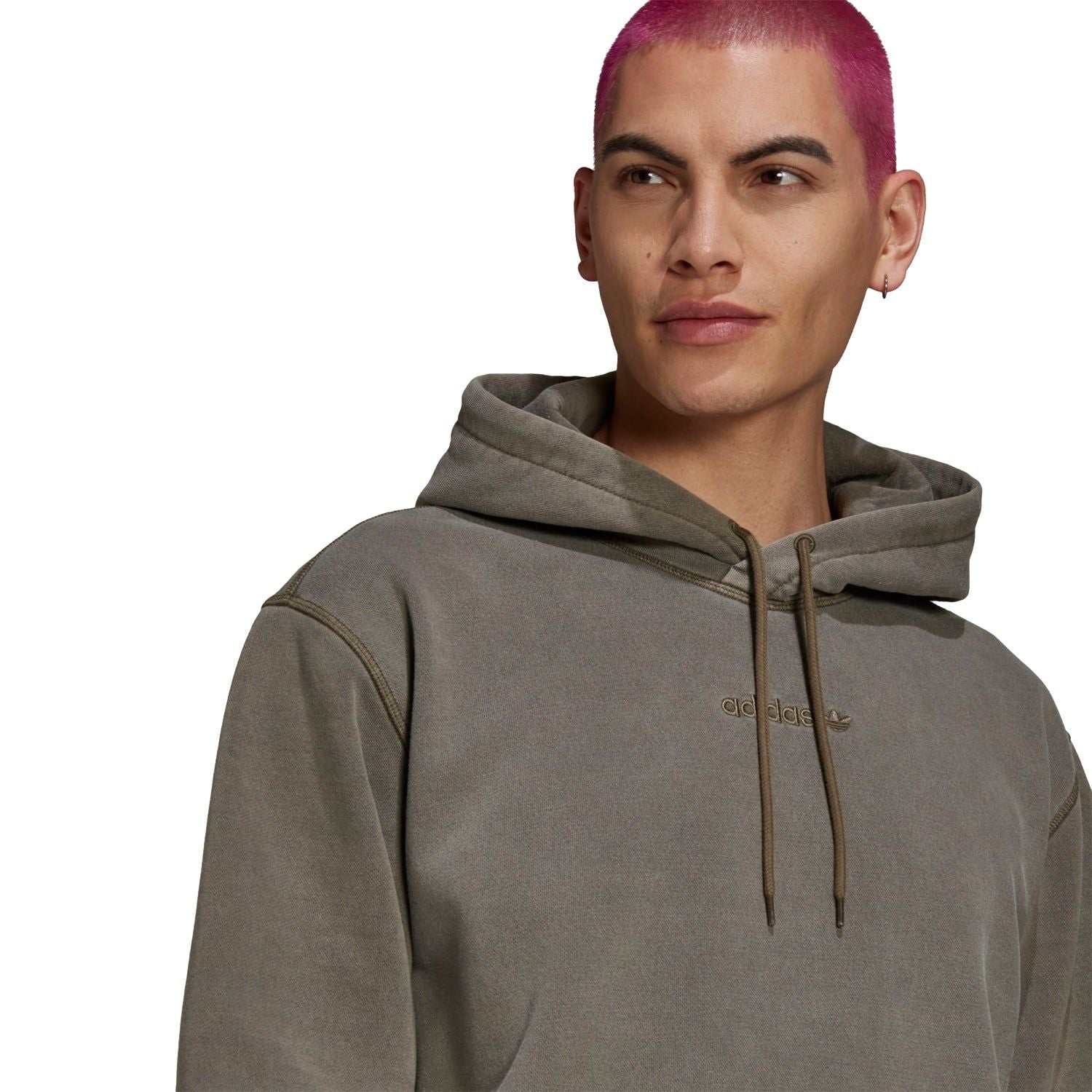 adidas Originals Dyed Hoodie - Olive - ViaductClothing - -