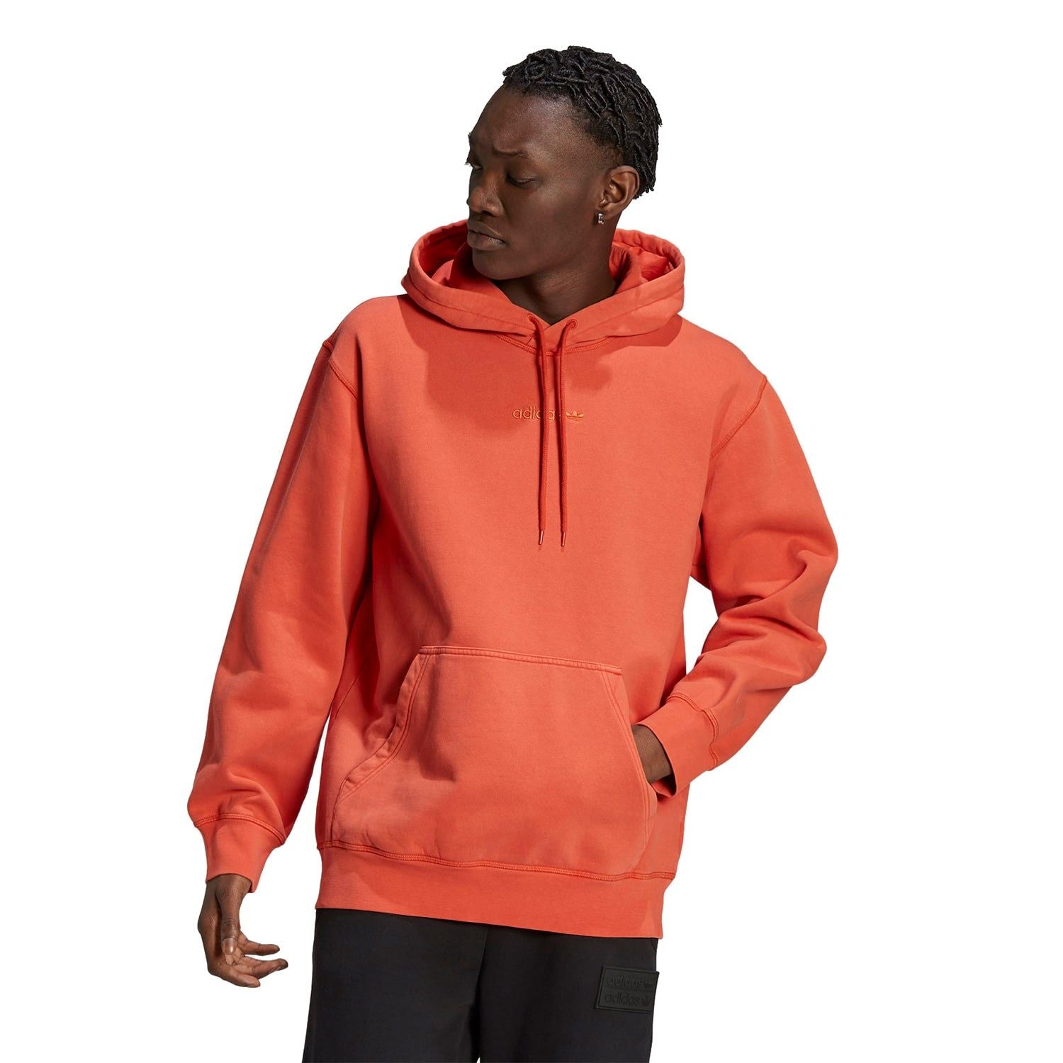 adidas Originals Dyed Hoodie - Orange - ViaductClothing - -