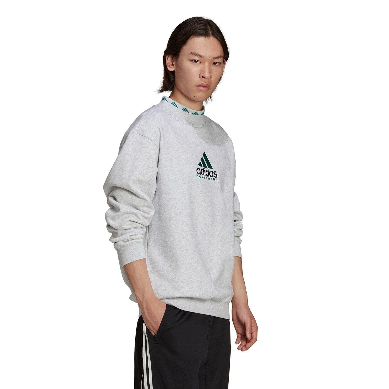 adidas Originals EQT Archive Crewneck Sweatshirt - Grey - ViaductClothing - -