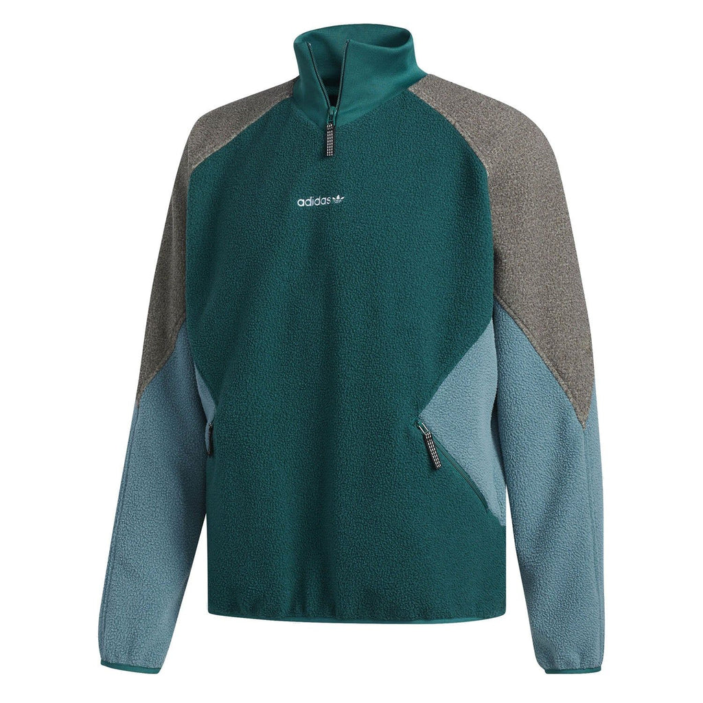 adidas Originals EQT Polar Fleece Jacket Green ViaductClothing