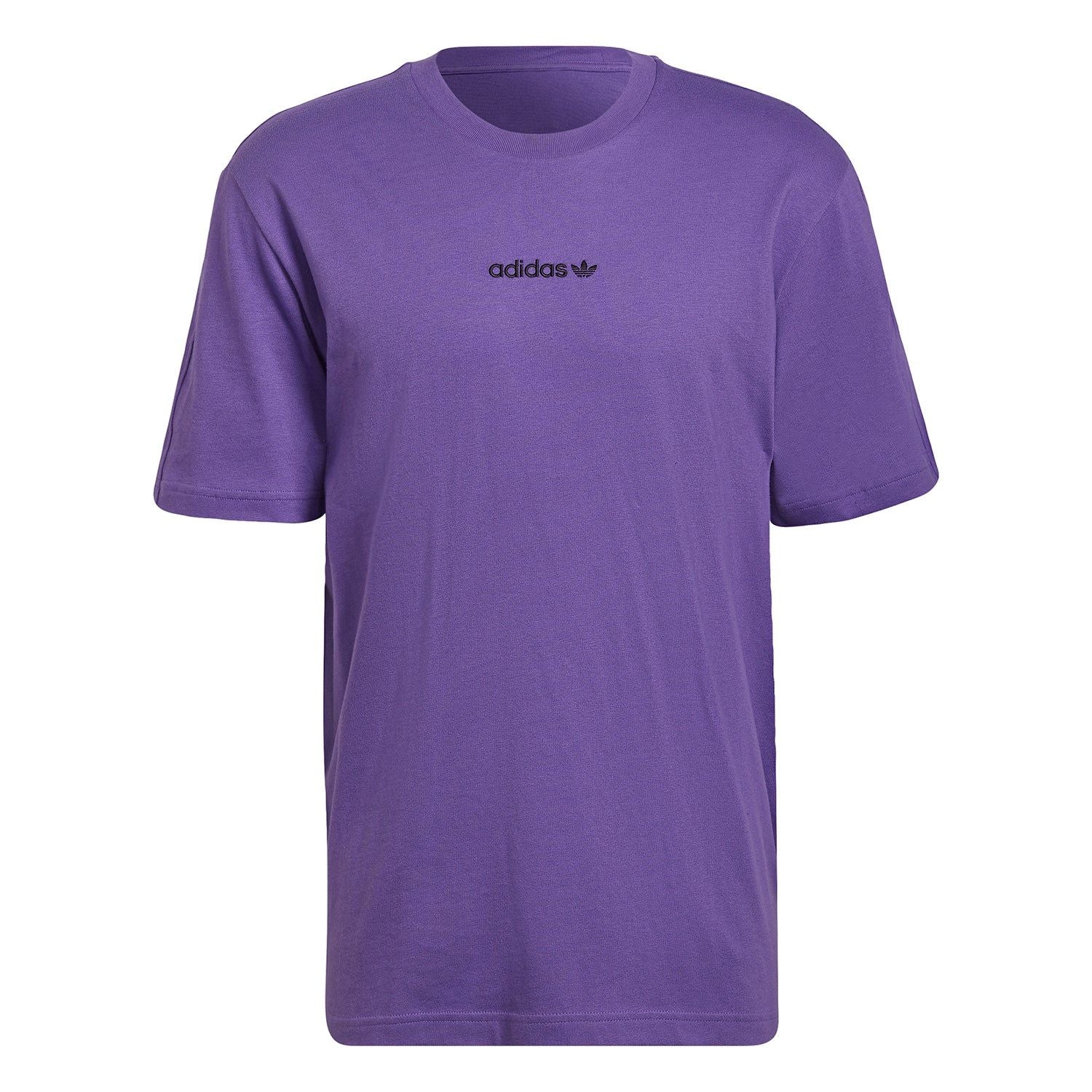 adidas Originals Edge Seam T-Shirt - Purple - ViaductClothing - -