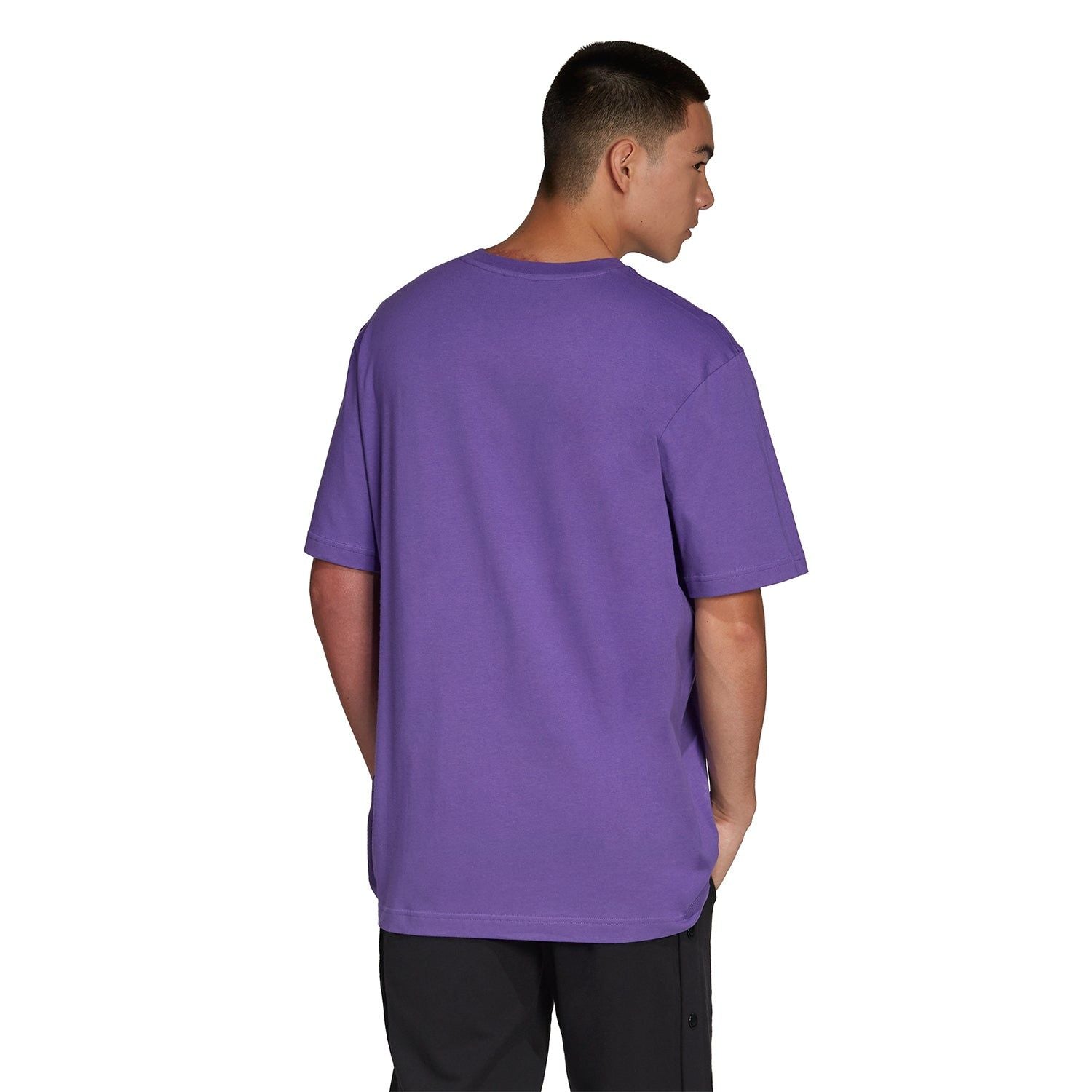 adidas Originals Edge Seam T-Shirt - Purple - ViaductClothing - -