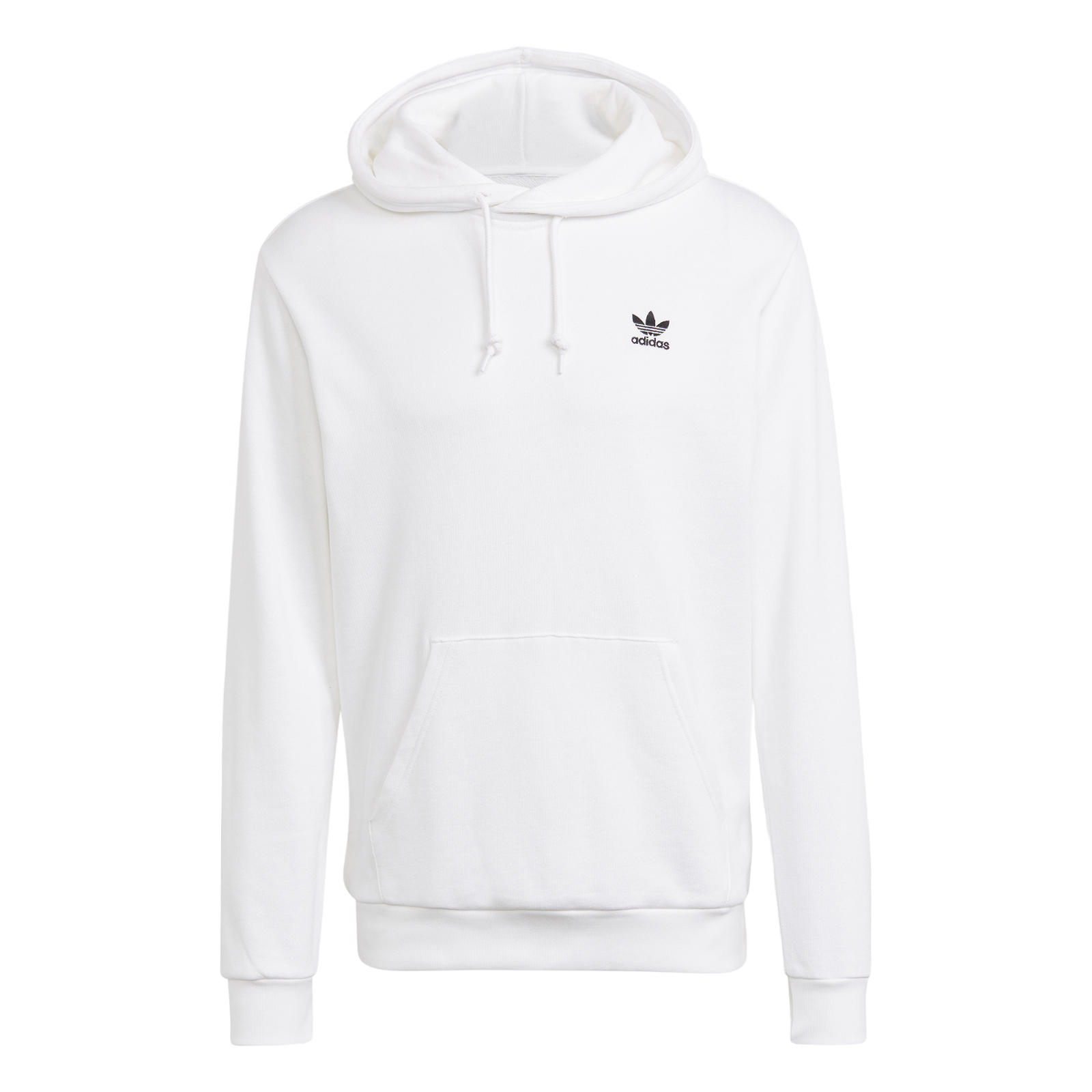 adidas Originals Essential Hoodie - White Black - ViaductClothing - -