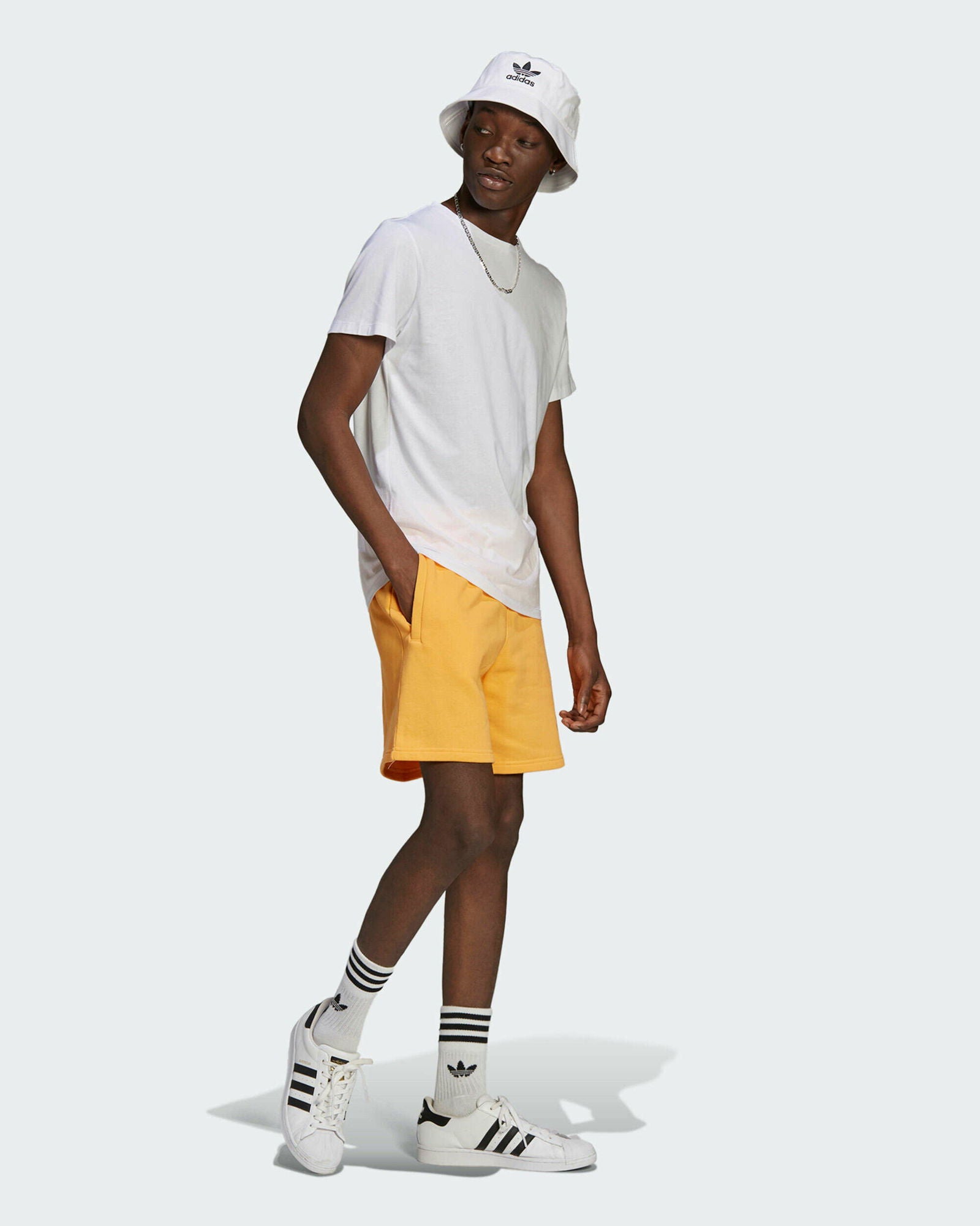 adidas Originals Essential Shorts - Hazy Orange - ViaductClothing - -