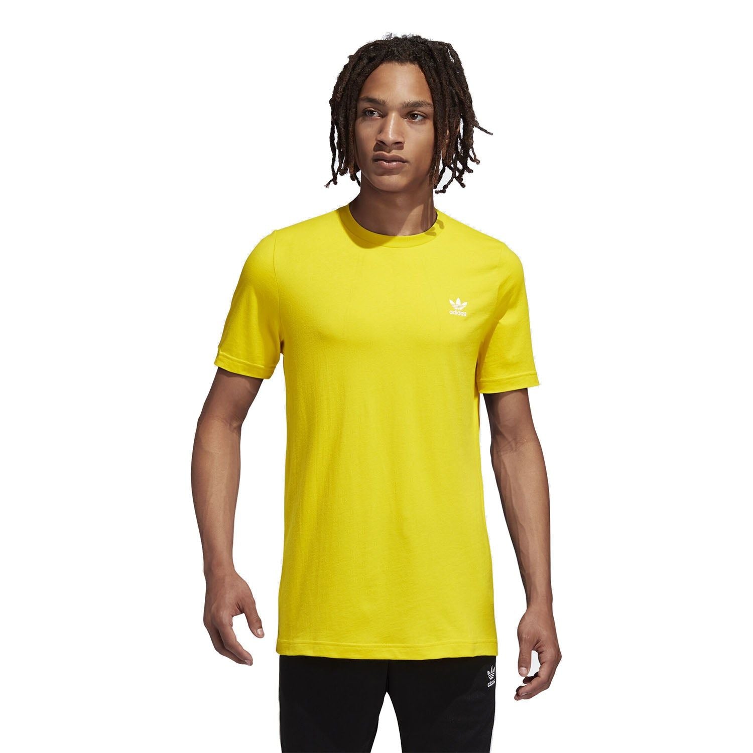 adidas Originals Essential Tee - Yellow - ViaductClothing - -