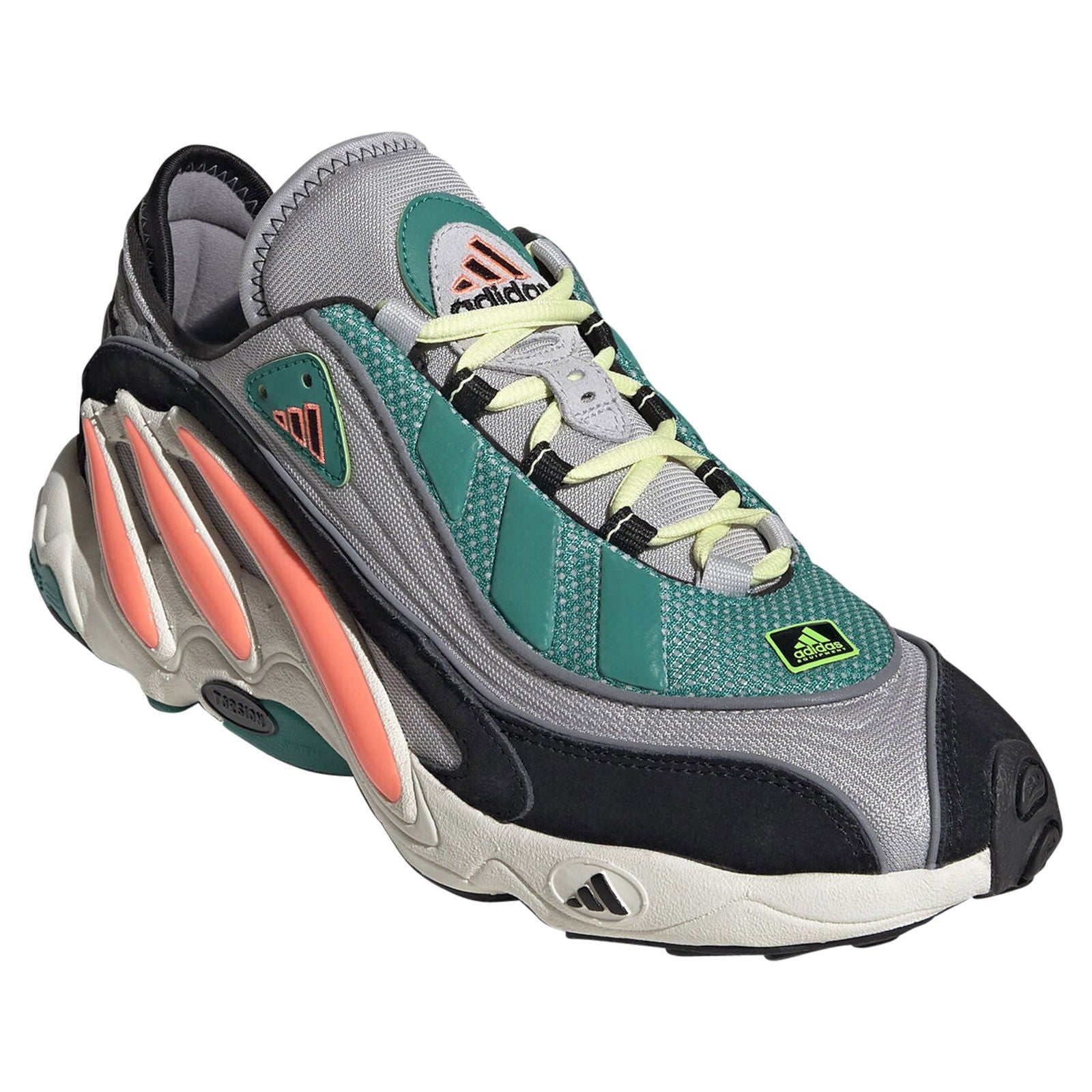 adidas Originals FYW 98 Shoes - Grey & Green - ViaductClothing - -