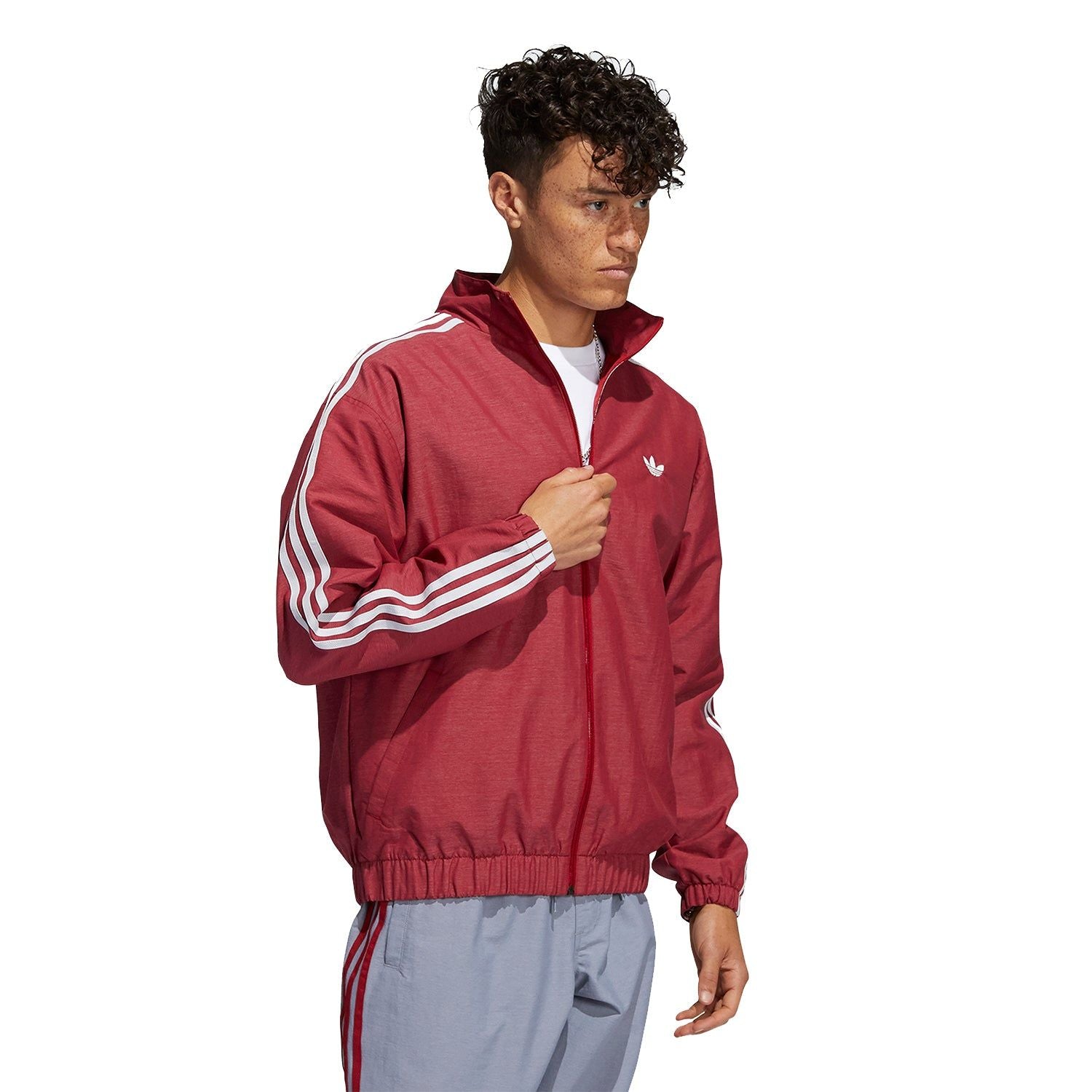 adidas Originals Firebird Skateboarding Retro Track Top - Red - ViaductClothing - -