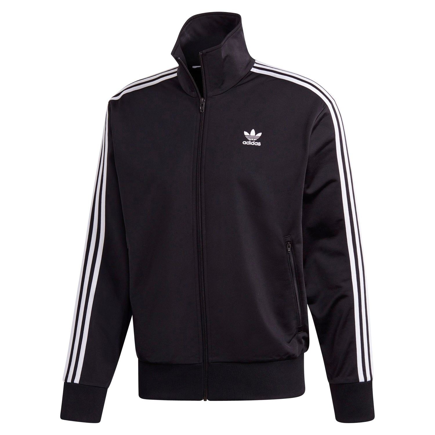adidas Originals Firebird Track Jacket - Black - ViaductClothing - -