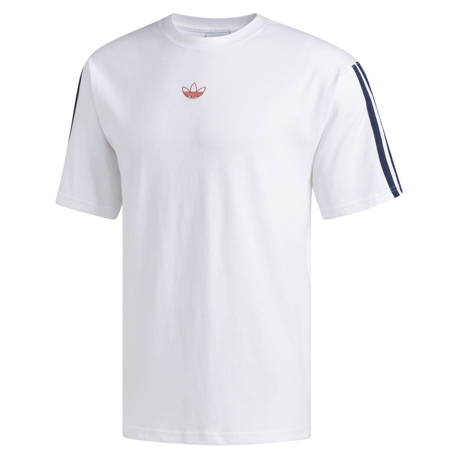 adidas Originals Floating Trefoil T Shirt - White - ViaductClothing - -