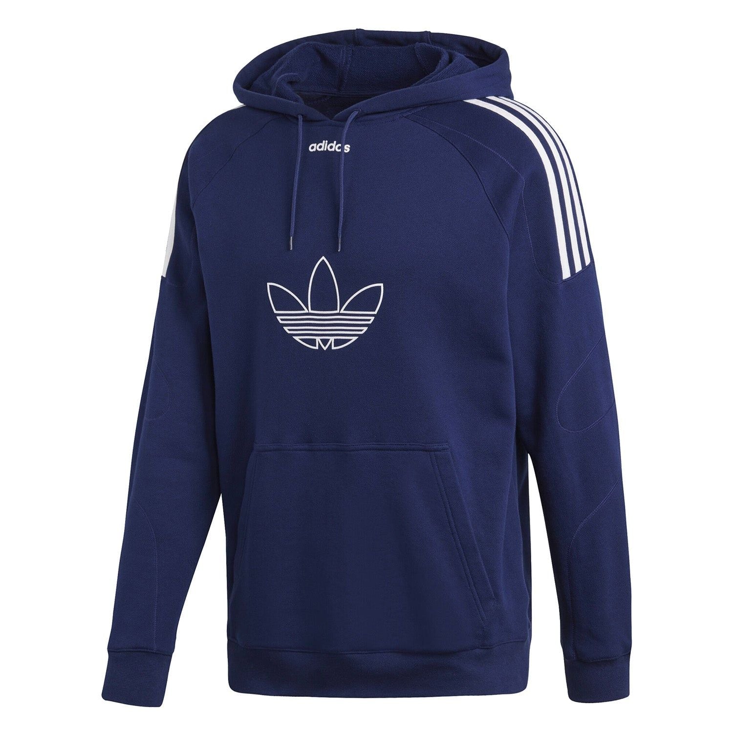 adidas Originals Flock Trefoil Hoodie - Navy - ViaductClothing - -