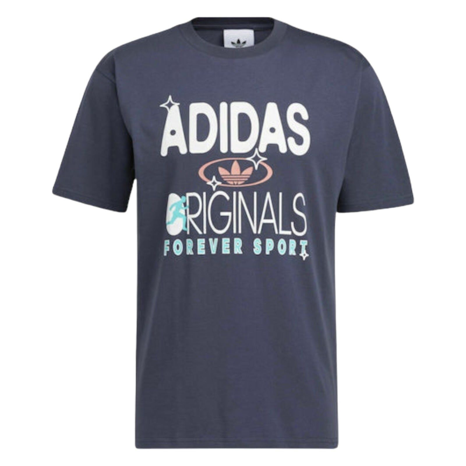 adidas Originals Forever Sport Short Sleeve T-Shirt - Shadow Navy - ViaductClothing - -