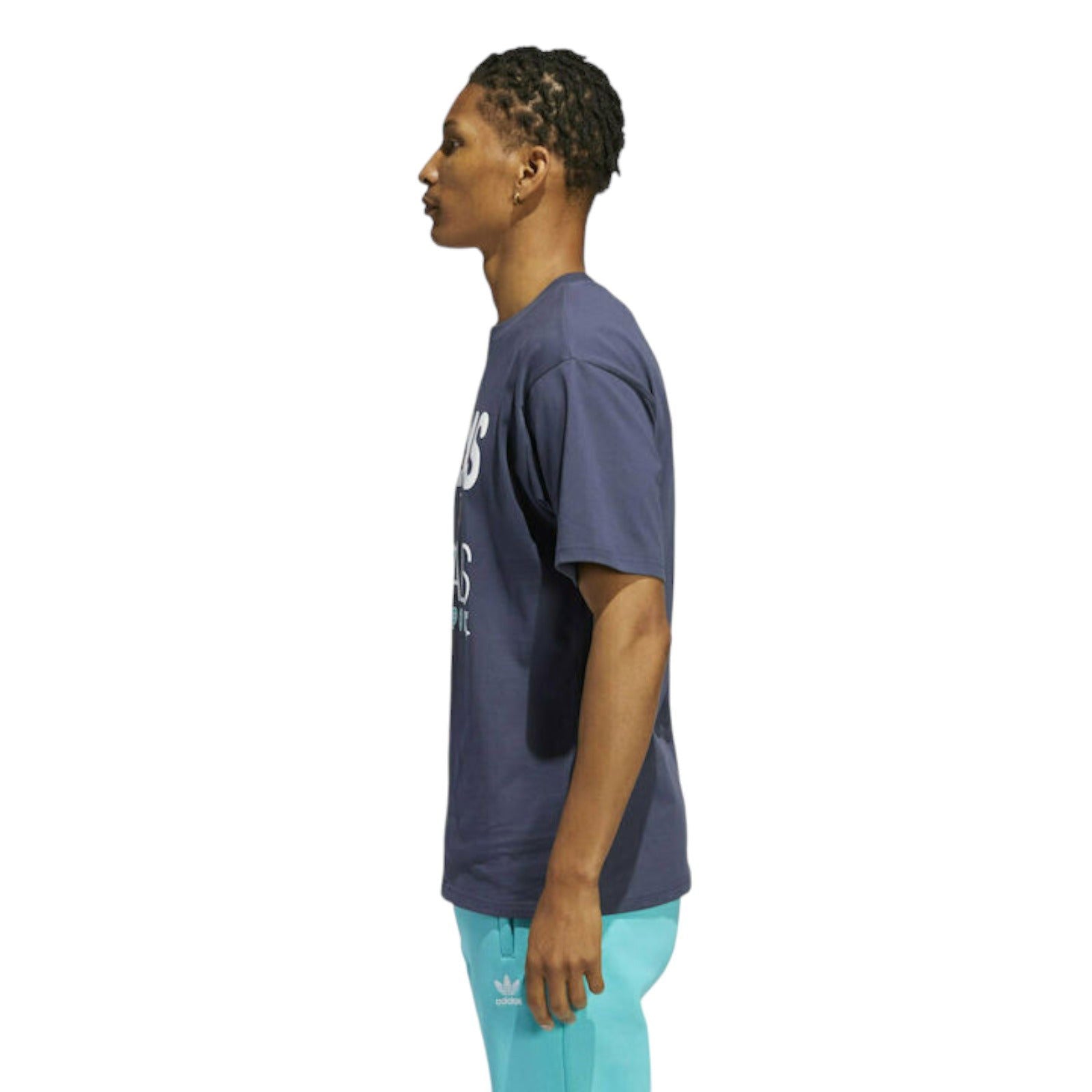 adidas Originals Forever Sport Short Sleeve T-Shirt - Shadow Navy - ViaductClothing - -