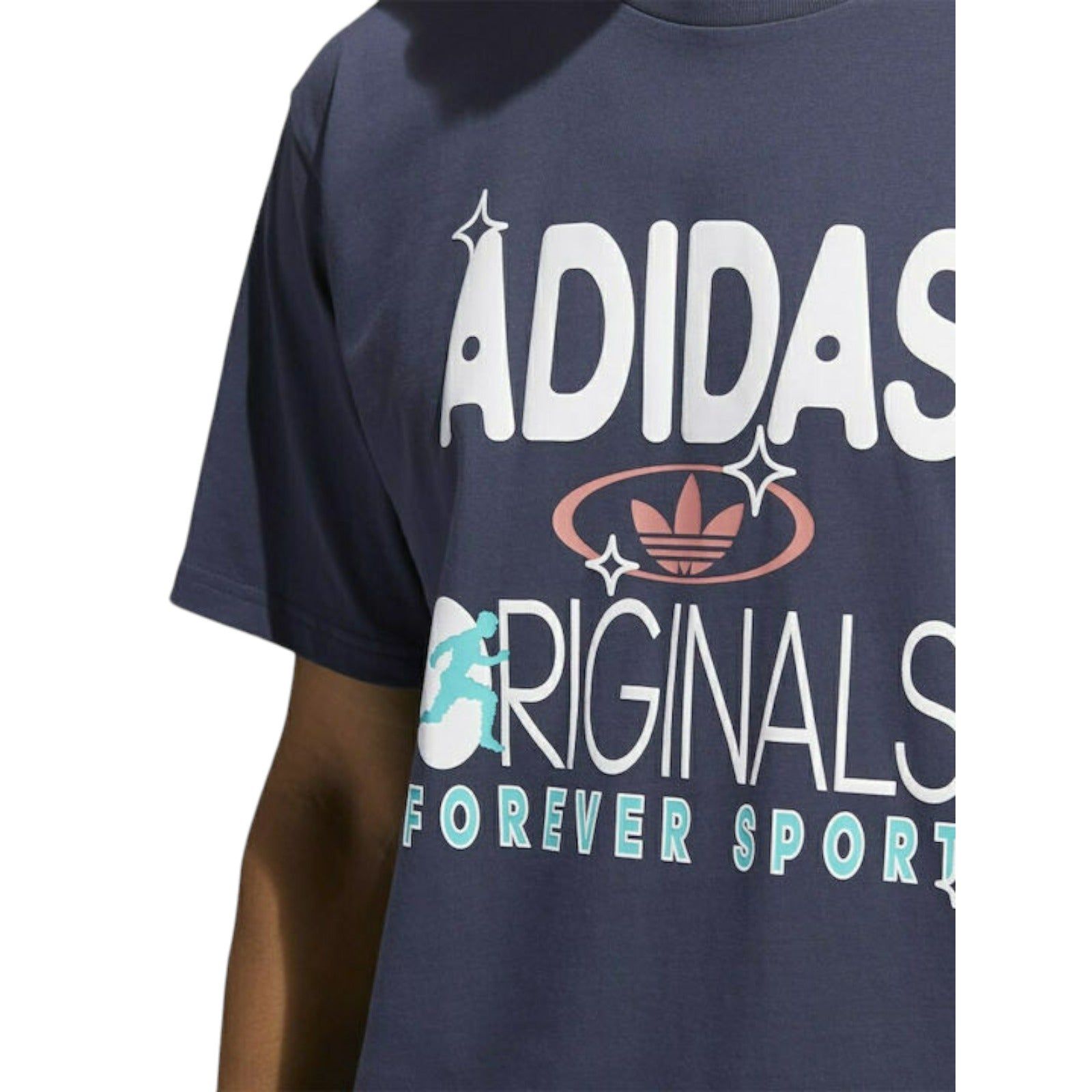 adidas Originals Forever Sport Short Sleeve T-Shirt - Shadow Navy - ViaductClothing - -