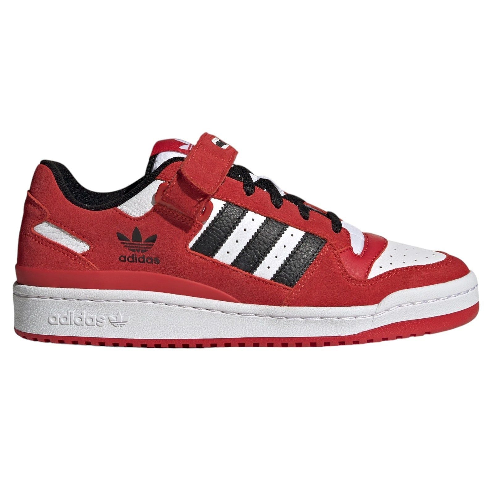 adidas Originals Forum Low Trainers - Varsity Red - ViaductClothing - -
