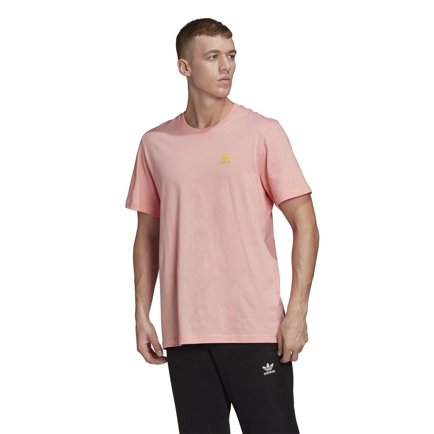 adidas Originals Front Back Tee - Glow Pink - ViaductClothing - -