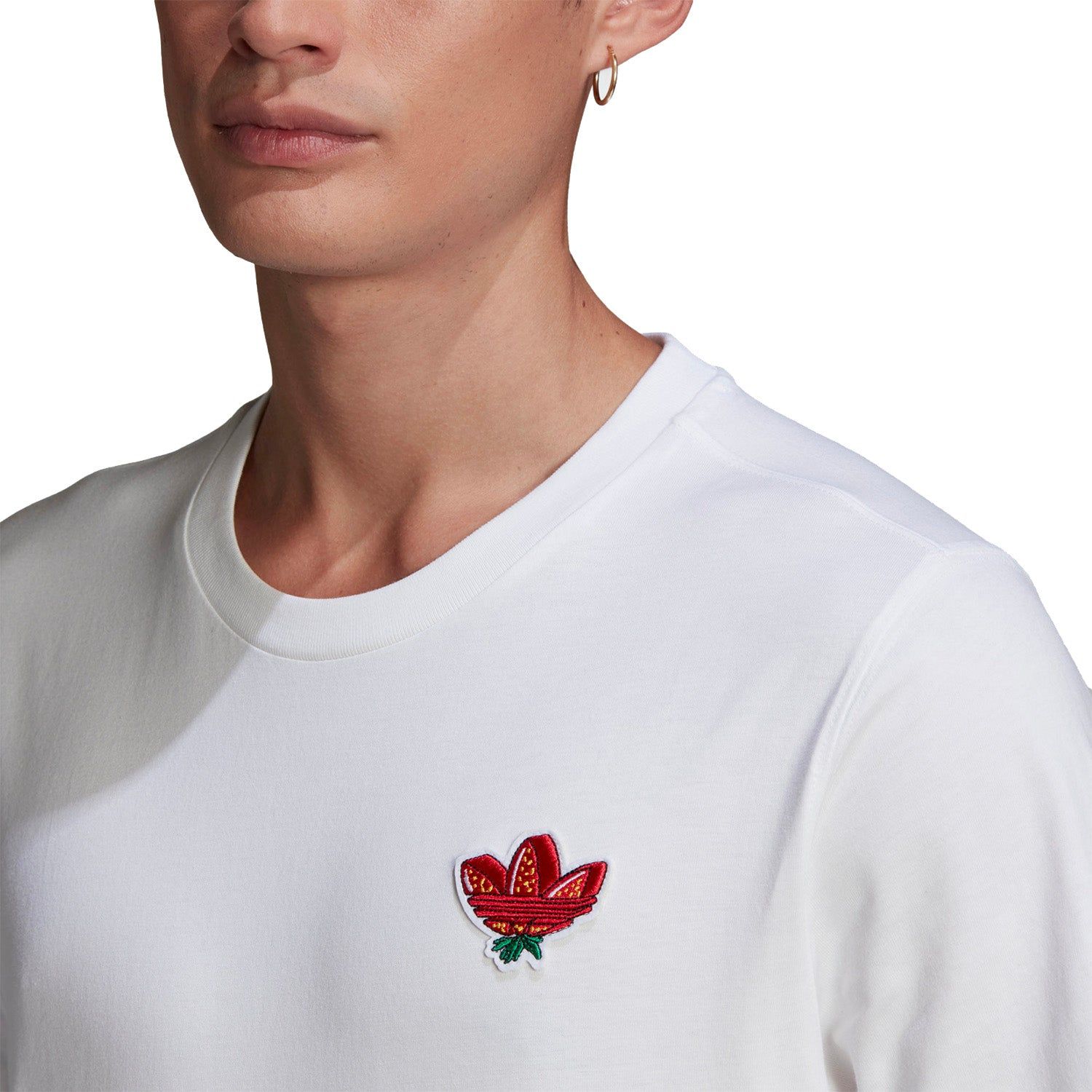 adidas Originals Fruit Badge T-Shirt - White - ViaductClothing - -
