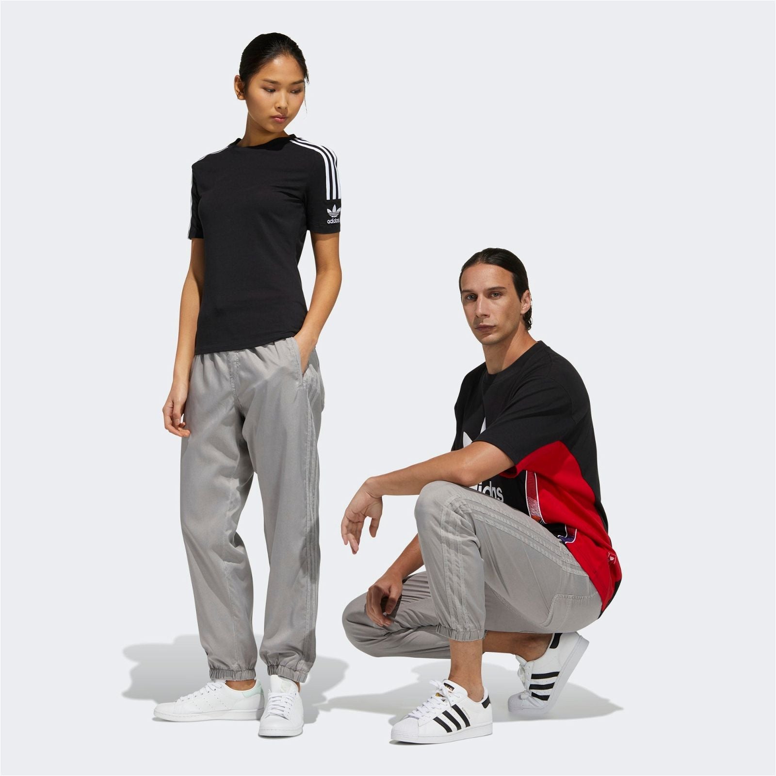 adidas Originals Garment Dyed Pants - Grey - ViaductClothing - -