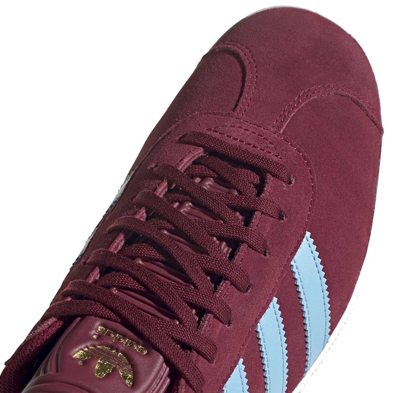 adidas Originals Gazelle Shoe - Claret & Blue - ViaductClothing - -