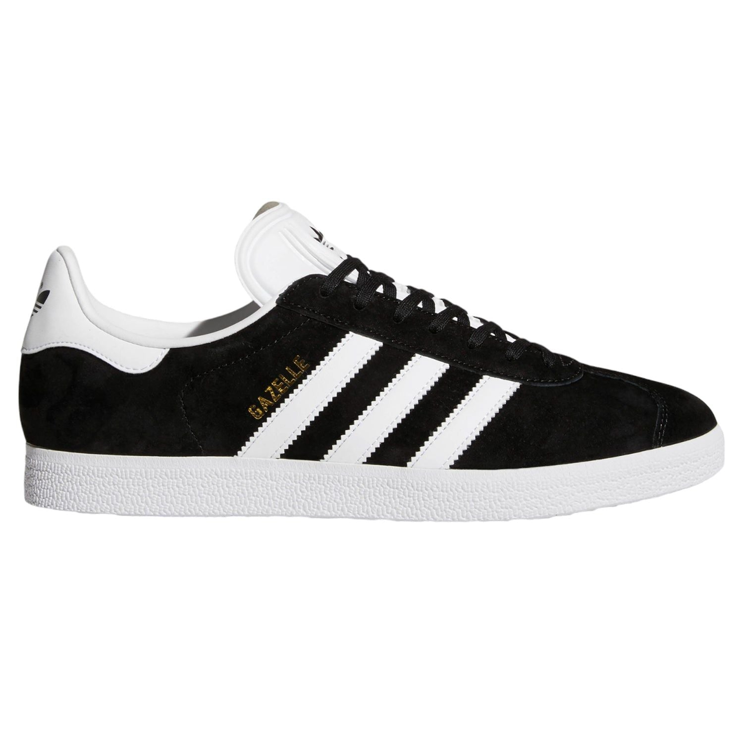 adidas Originals Gazelle Trainers - Black White - ViaductClothing - -