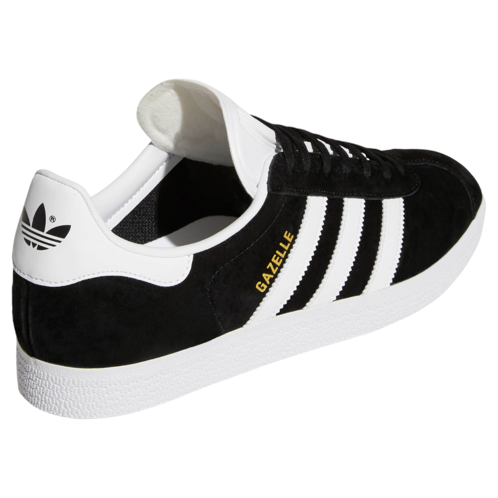 adidas Originals Gazelle Trainers - Black White - ViaductClothing - -