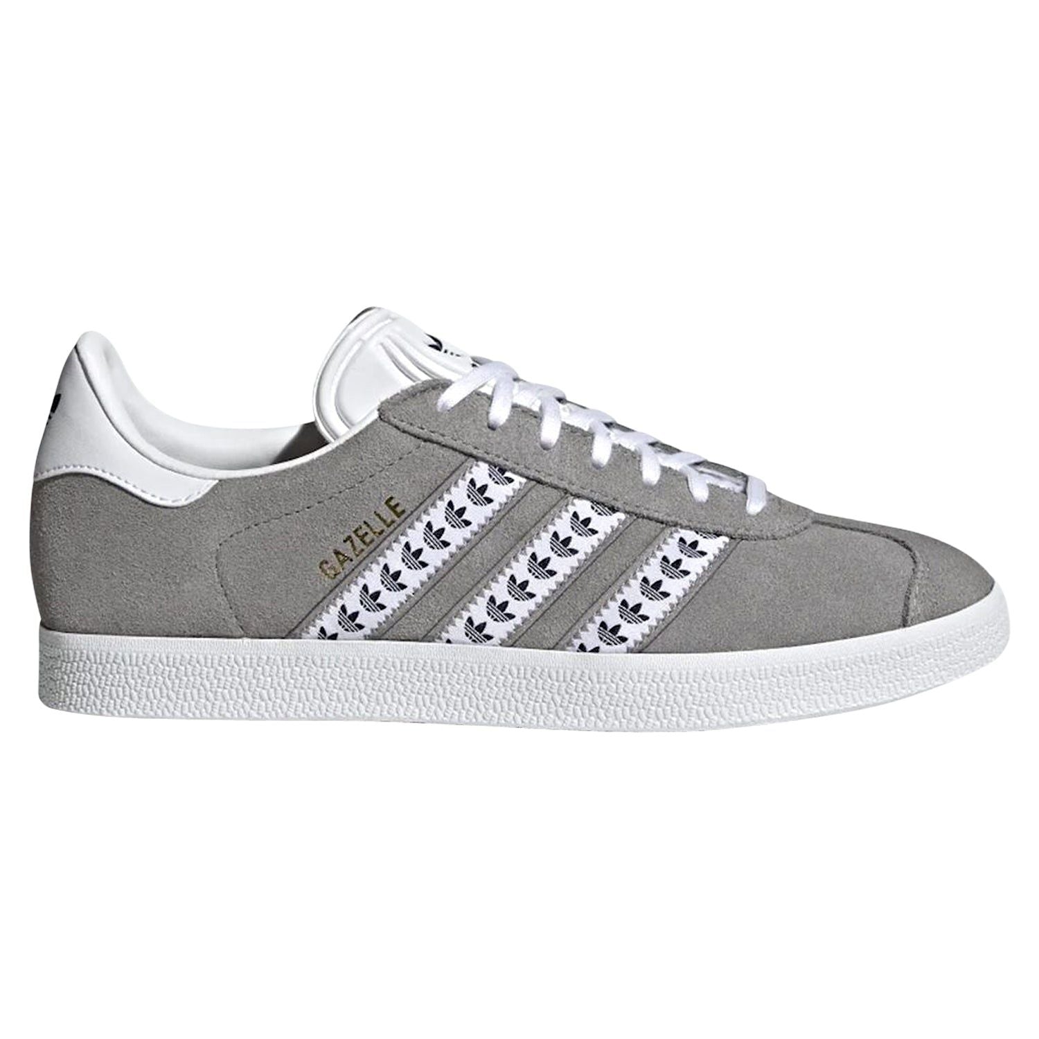 adidas Originals Gazelle Trefoil Stripes Shoes - Grey - ViaductClothing - -
