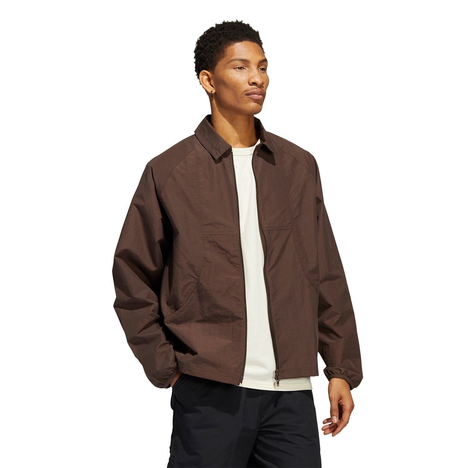 adidas Originals Gender Neutral Outer Station Jacket - Brown - ViaductClothing - -