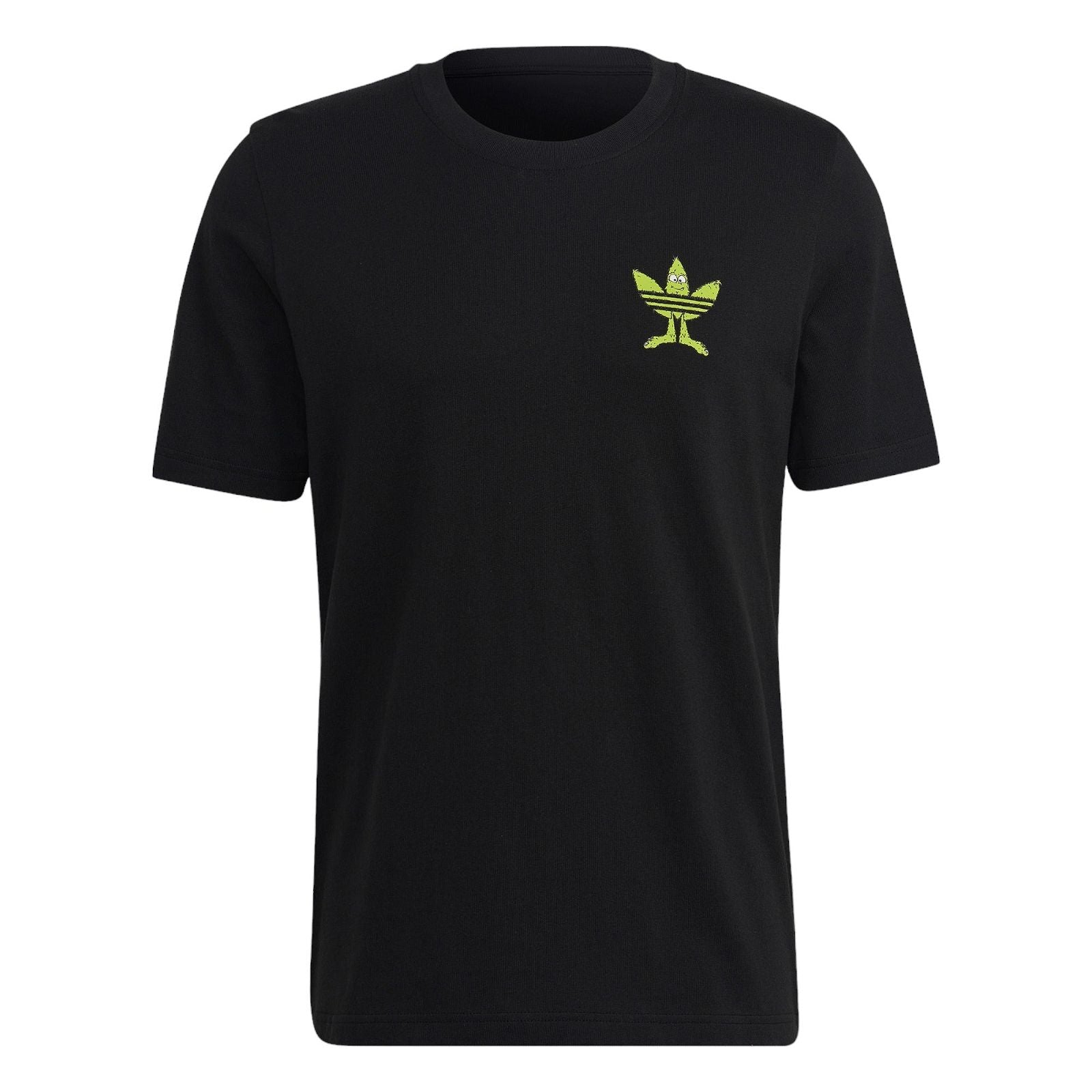 adidas Originals Graphic Fun Trefoil T-Shirt - Black - ViaductClothing - -