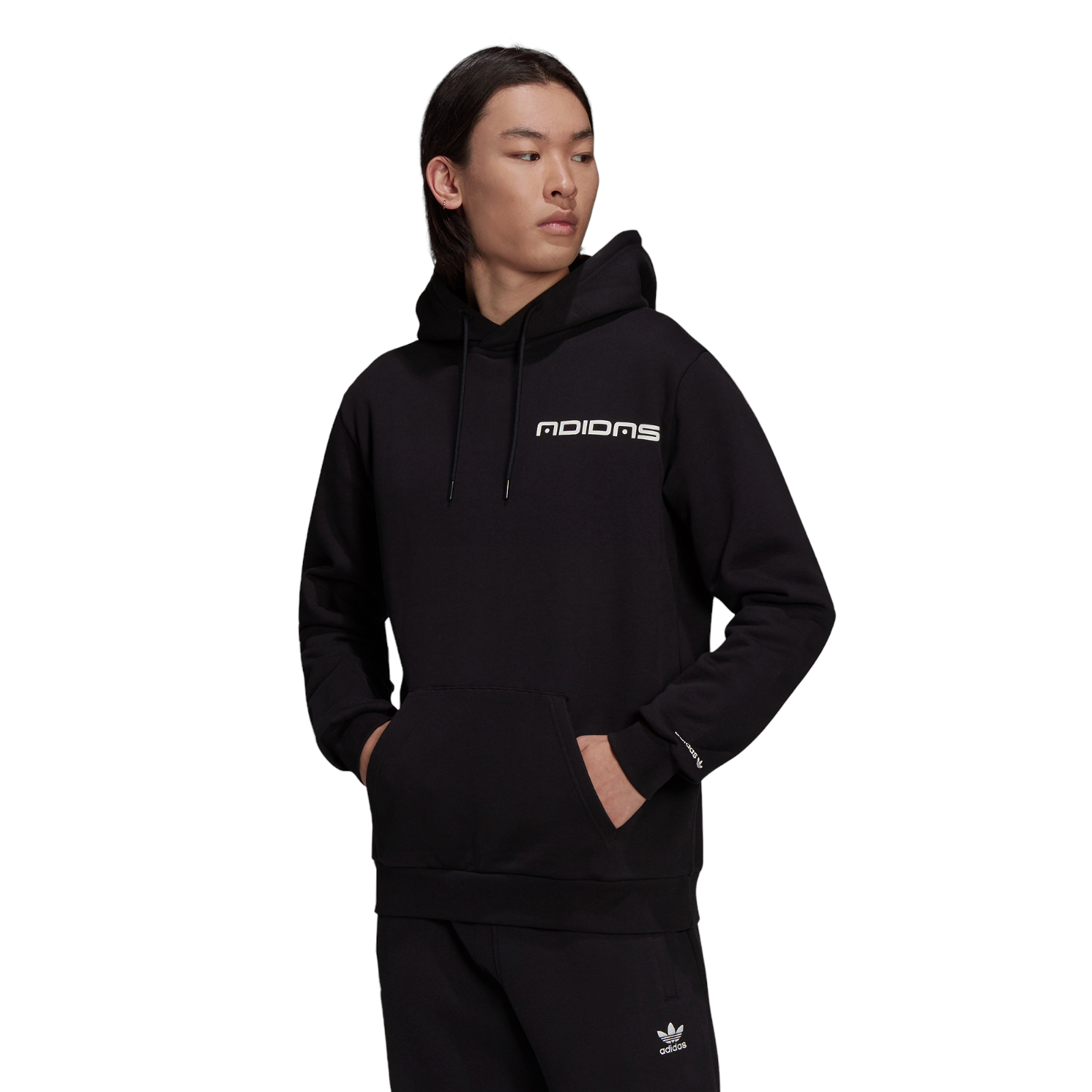 adidas Originals Graphics Symbol Hoodie - Black - ViaductClothing - -