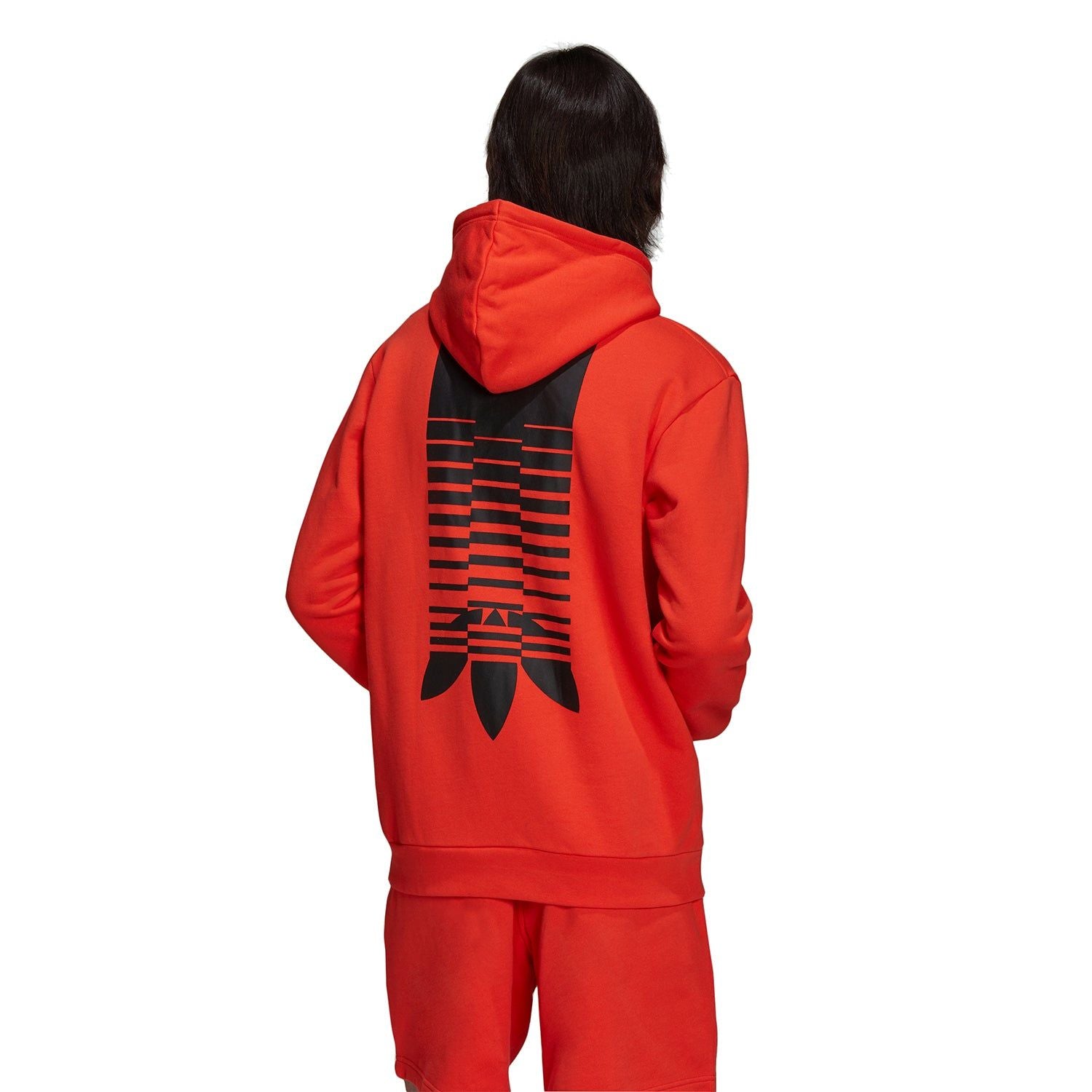 adidas Originals Graphics Symbol Hoodie - Semi Solar Red - ViaductClothing - -