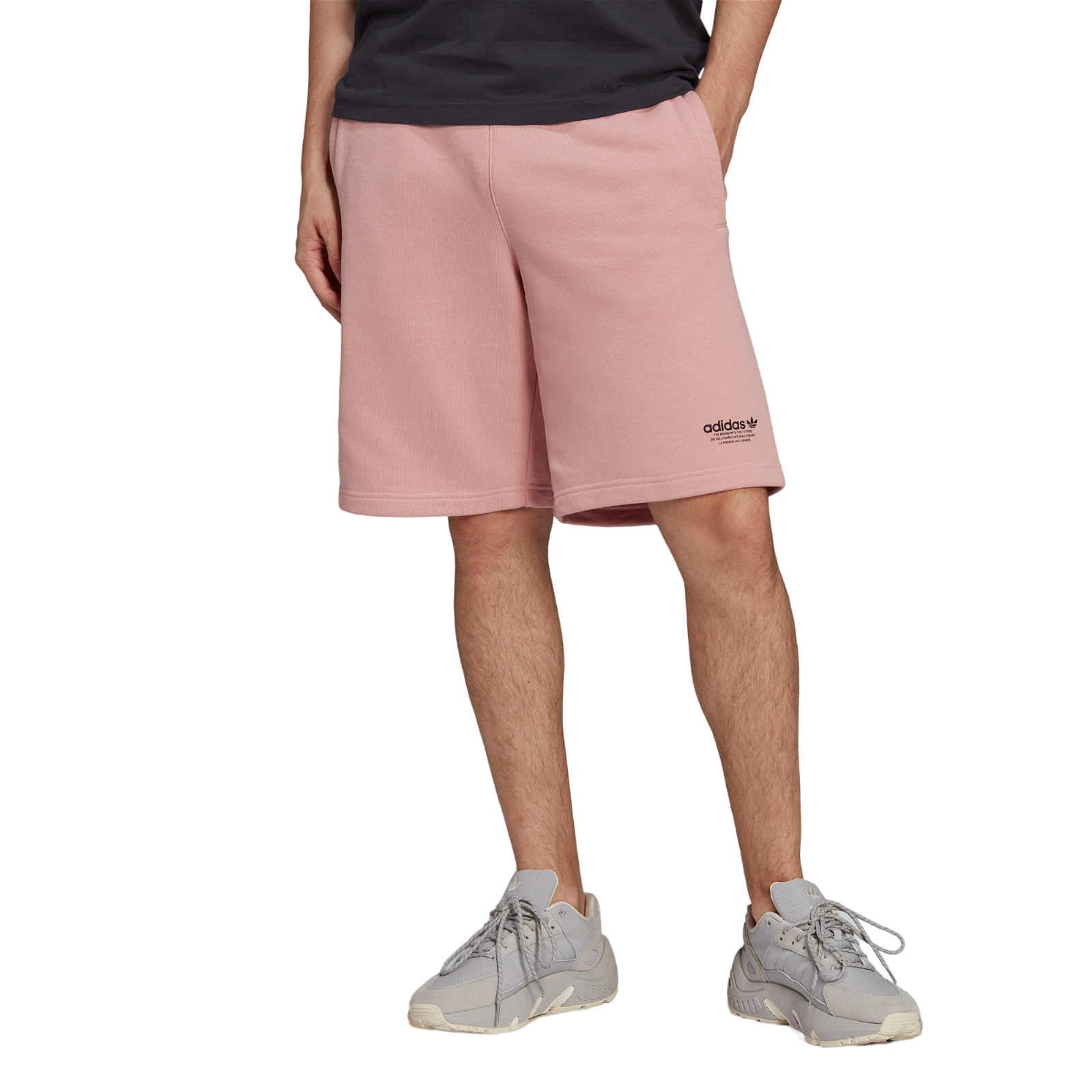 adidas Originals Graphics United Sweat Shorts - Pink - ViaductClothing - -