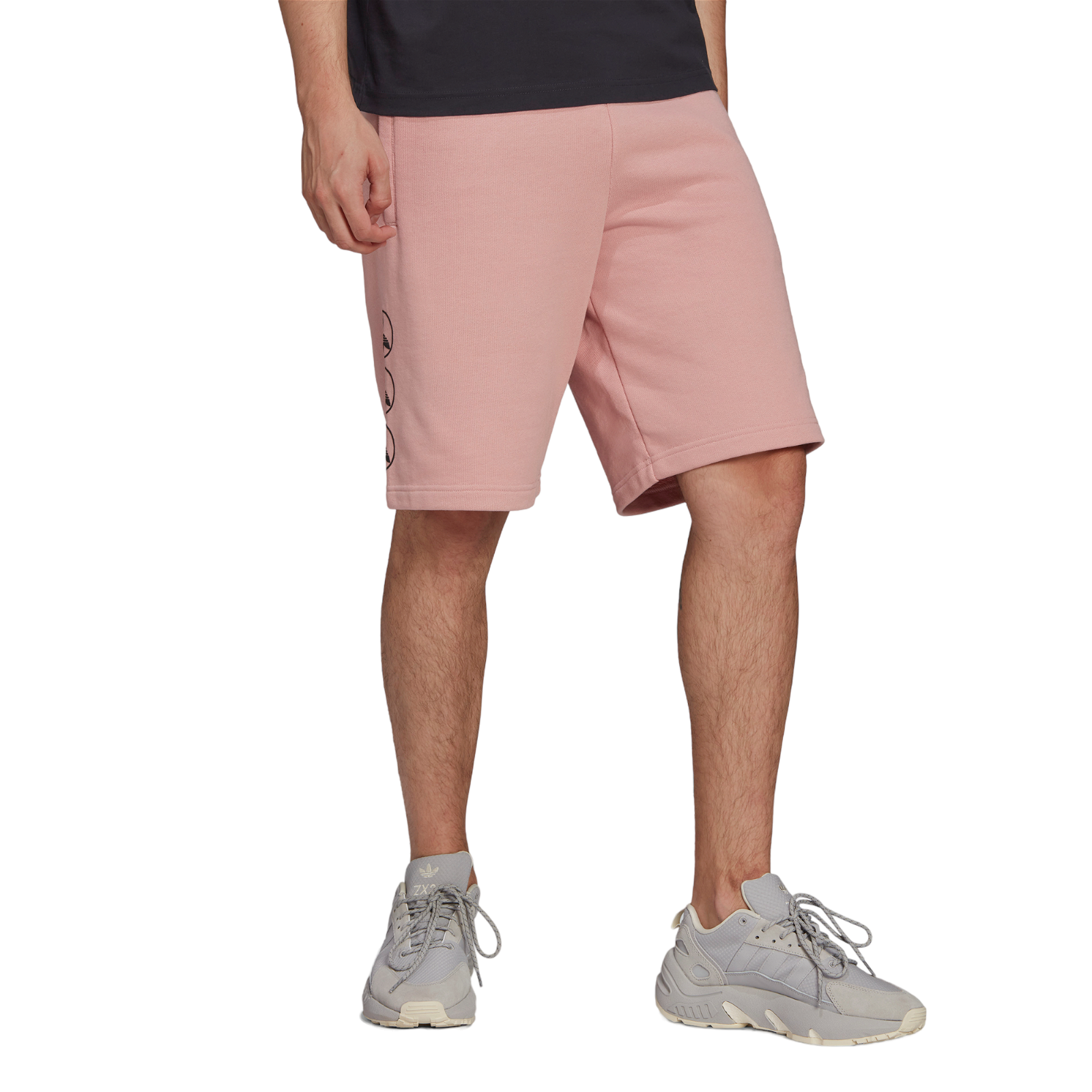 adidas Originals Graphics United Sweat Shorts - Pink - ViaductClothing - -