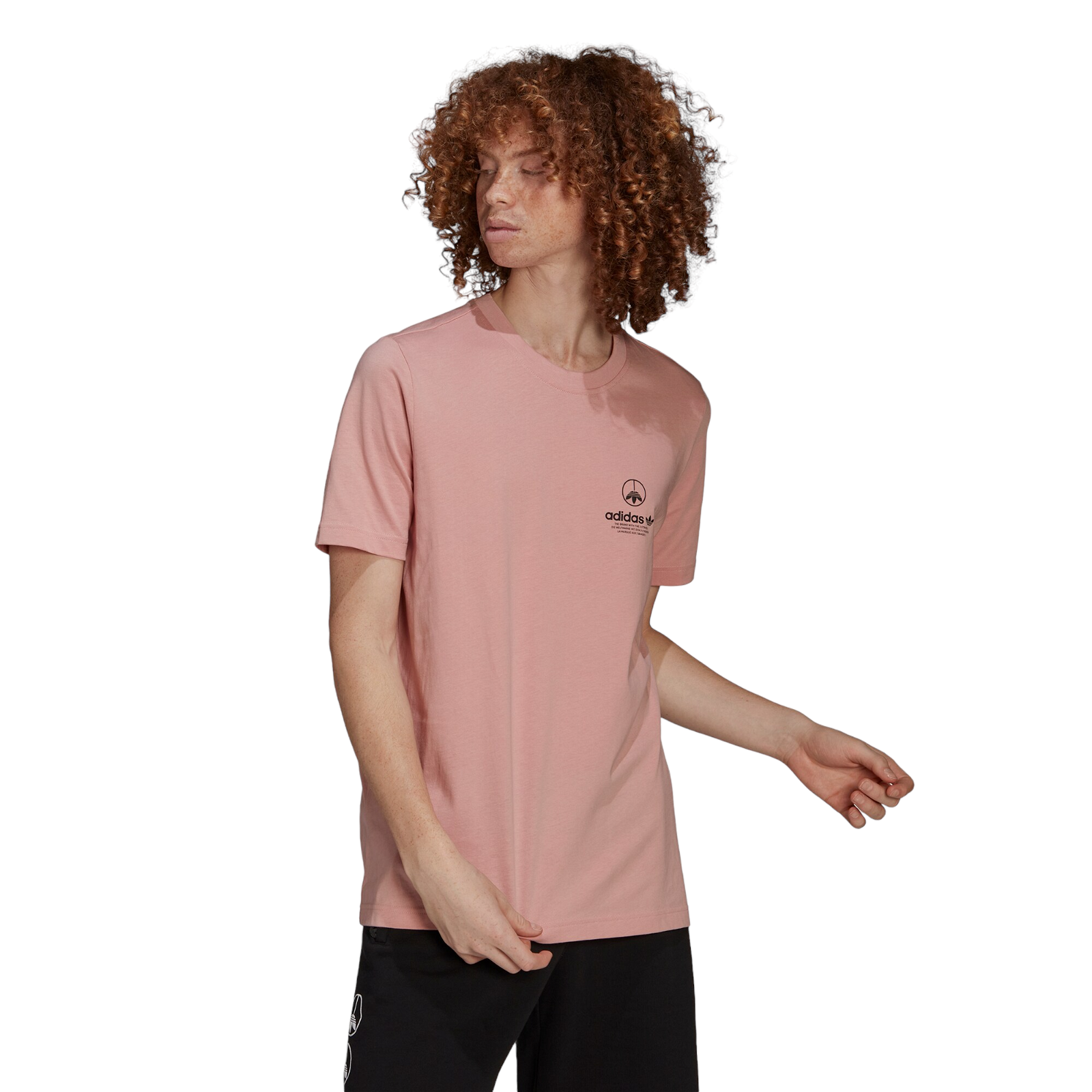 adidas Originals Graphics United Tee - Pink - ViaductClothing - -