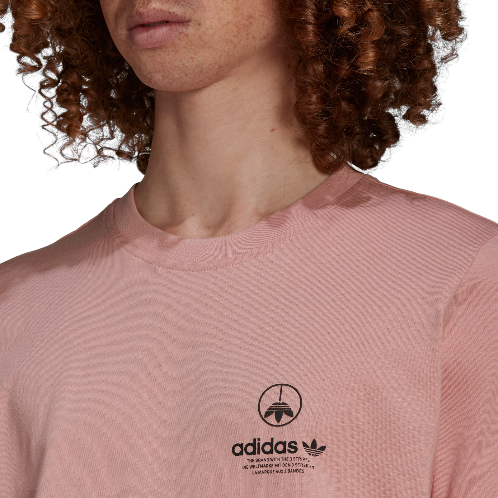adidas Originals Graphics United Tee - Pink - ViaductClothing - -