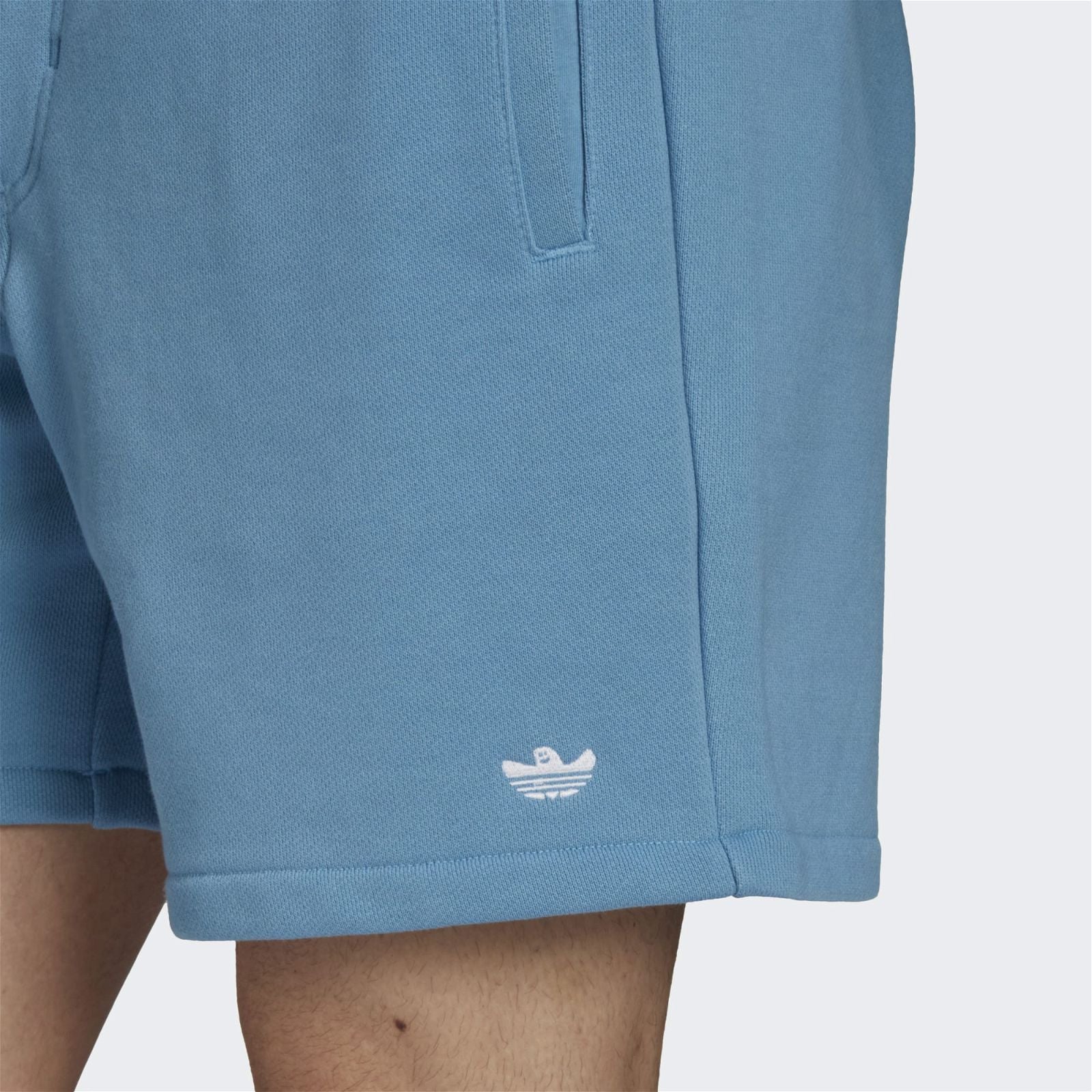 adidas Originals Heavyweight Shmoofoil Shorts - Blue - ViaductClothing - -