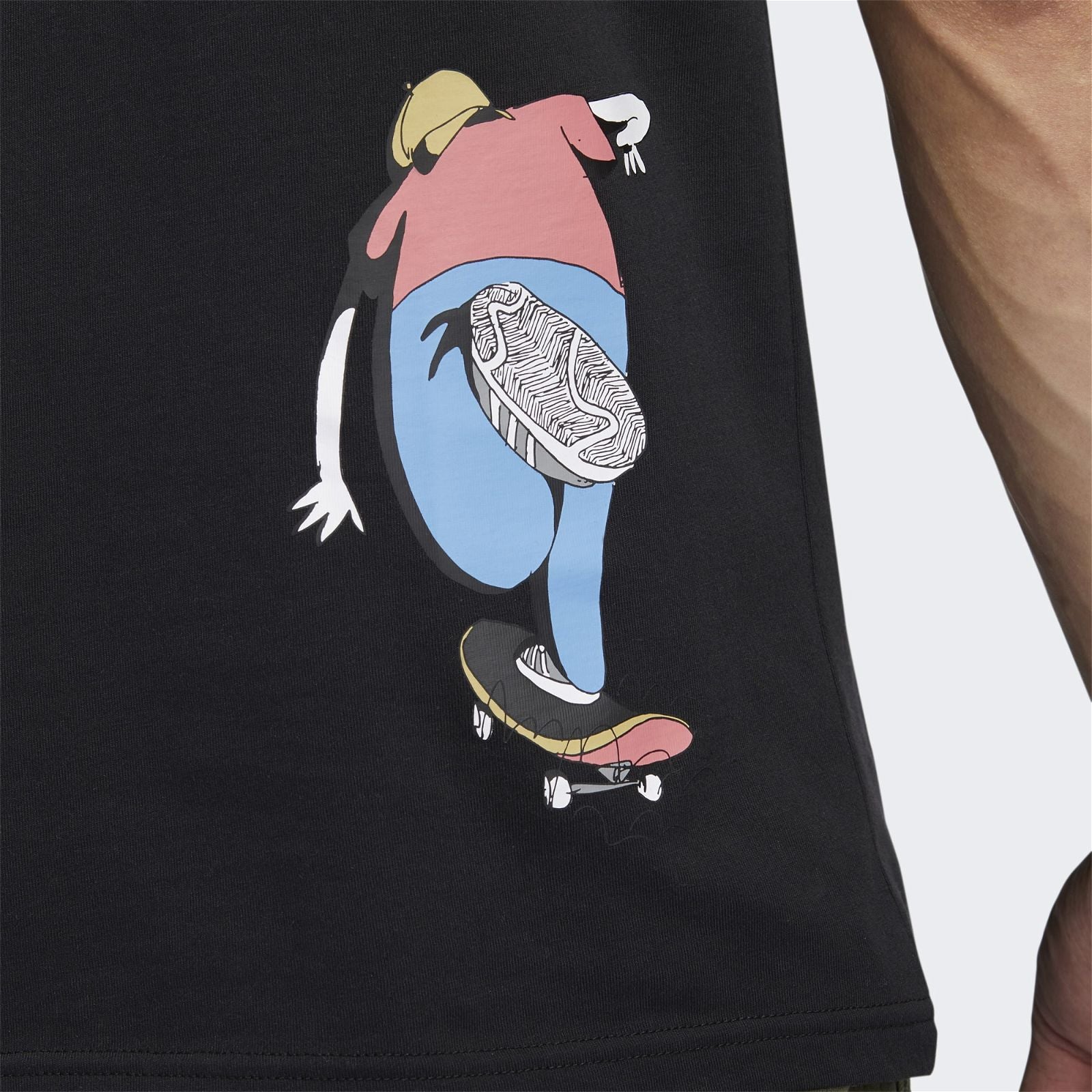 adidas Originals Henry Jones Push Tee - Black - ViaductClothing - -
